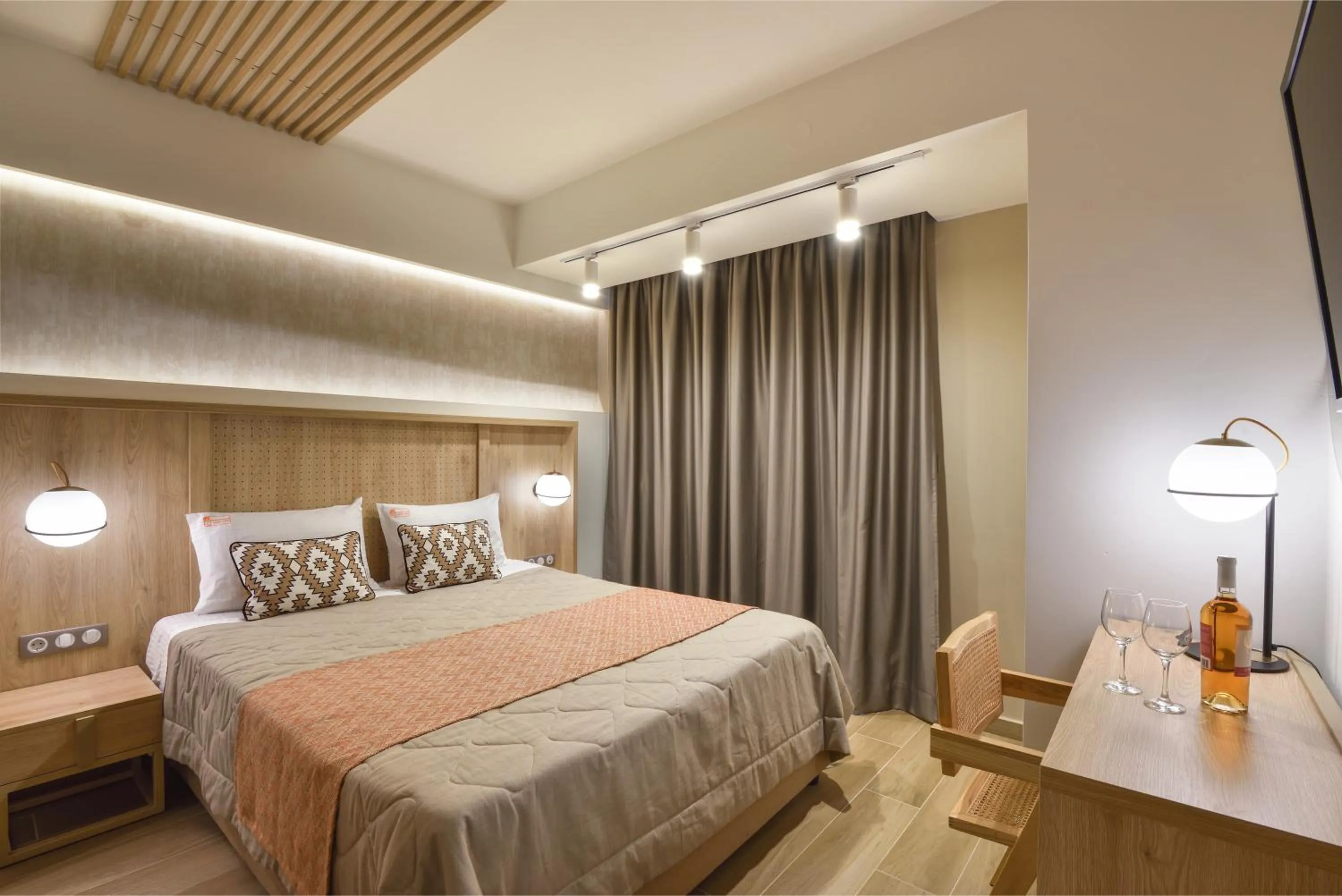 Photo of the whole room, Bed in CORYLUS Luxury Rooms & Suites