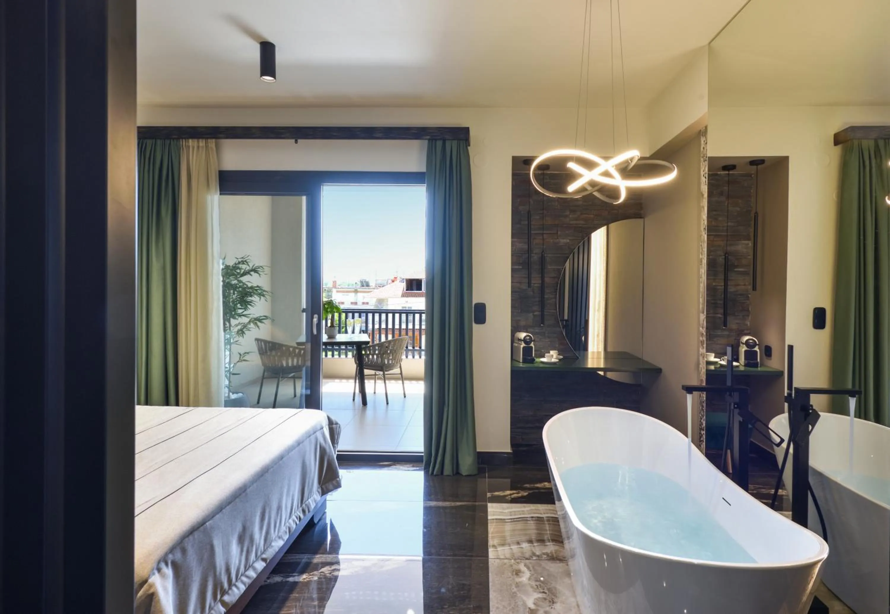 Photo of the whole room, Bed in CORYLUS Luxury Rooms & Suites