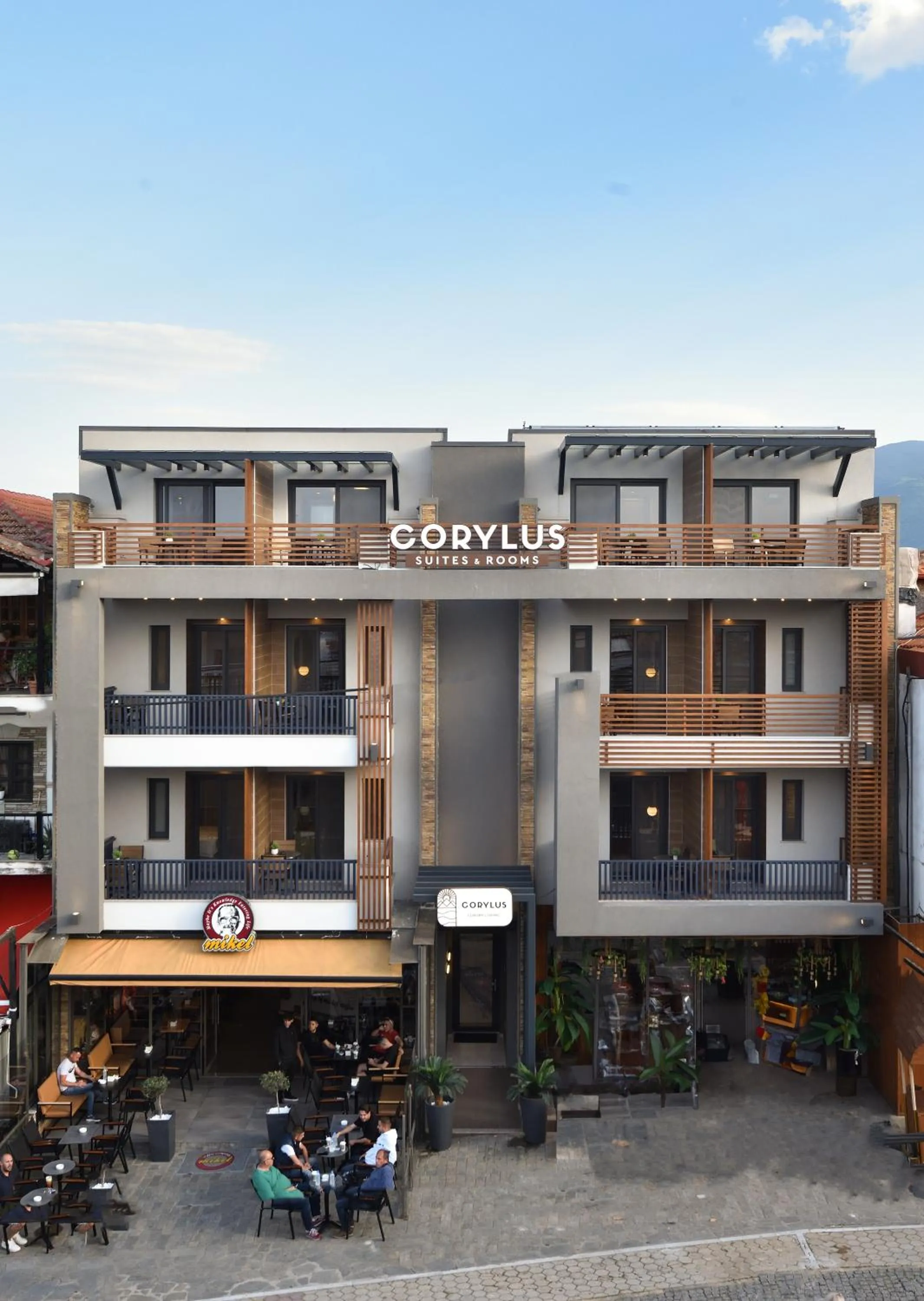 Property building in CORYLUS Luxury Rooms & Suites