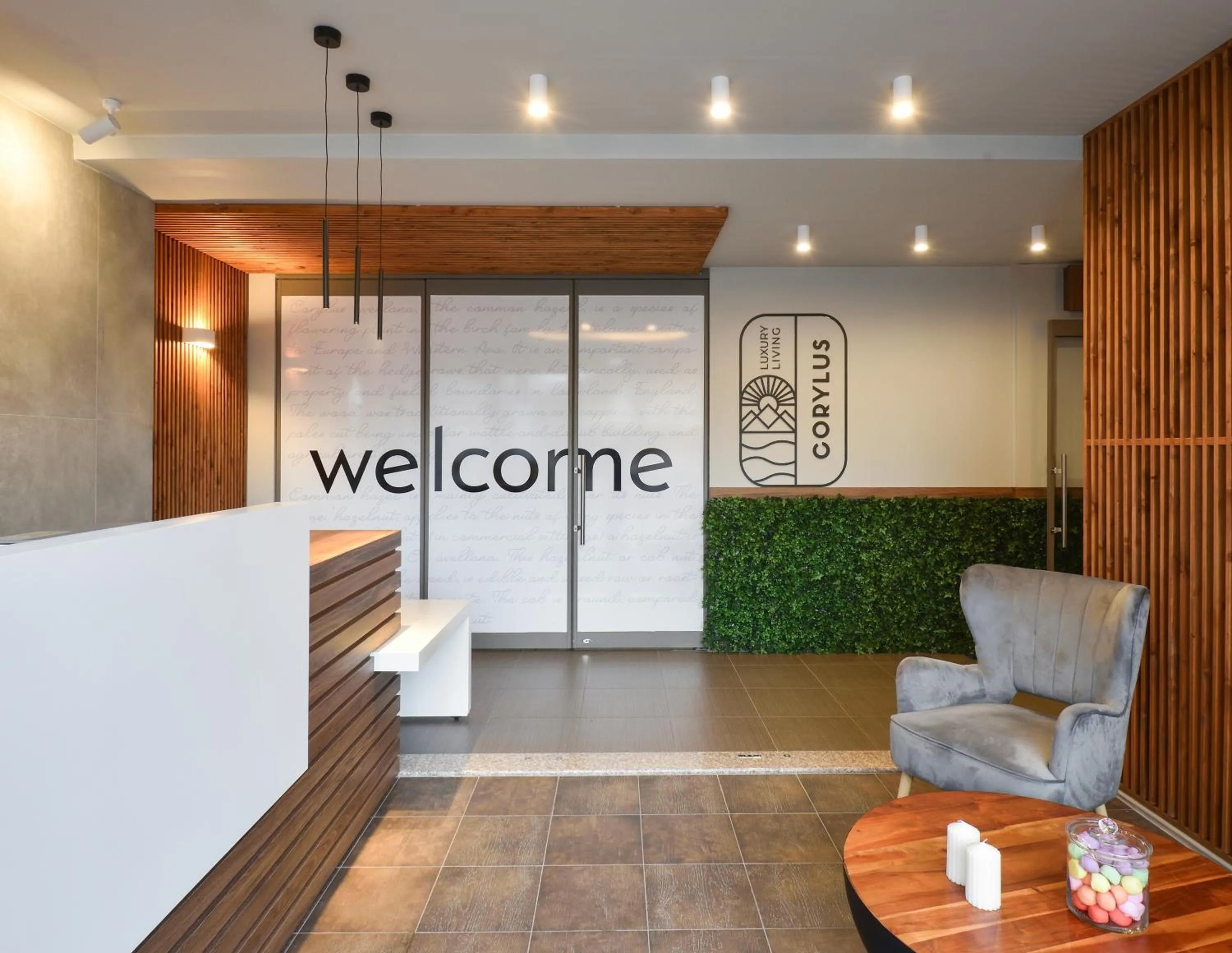 Lobby or reception in CORYLUS Luxury Rooms & Suites