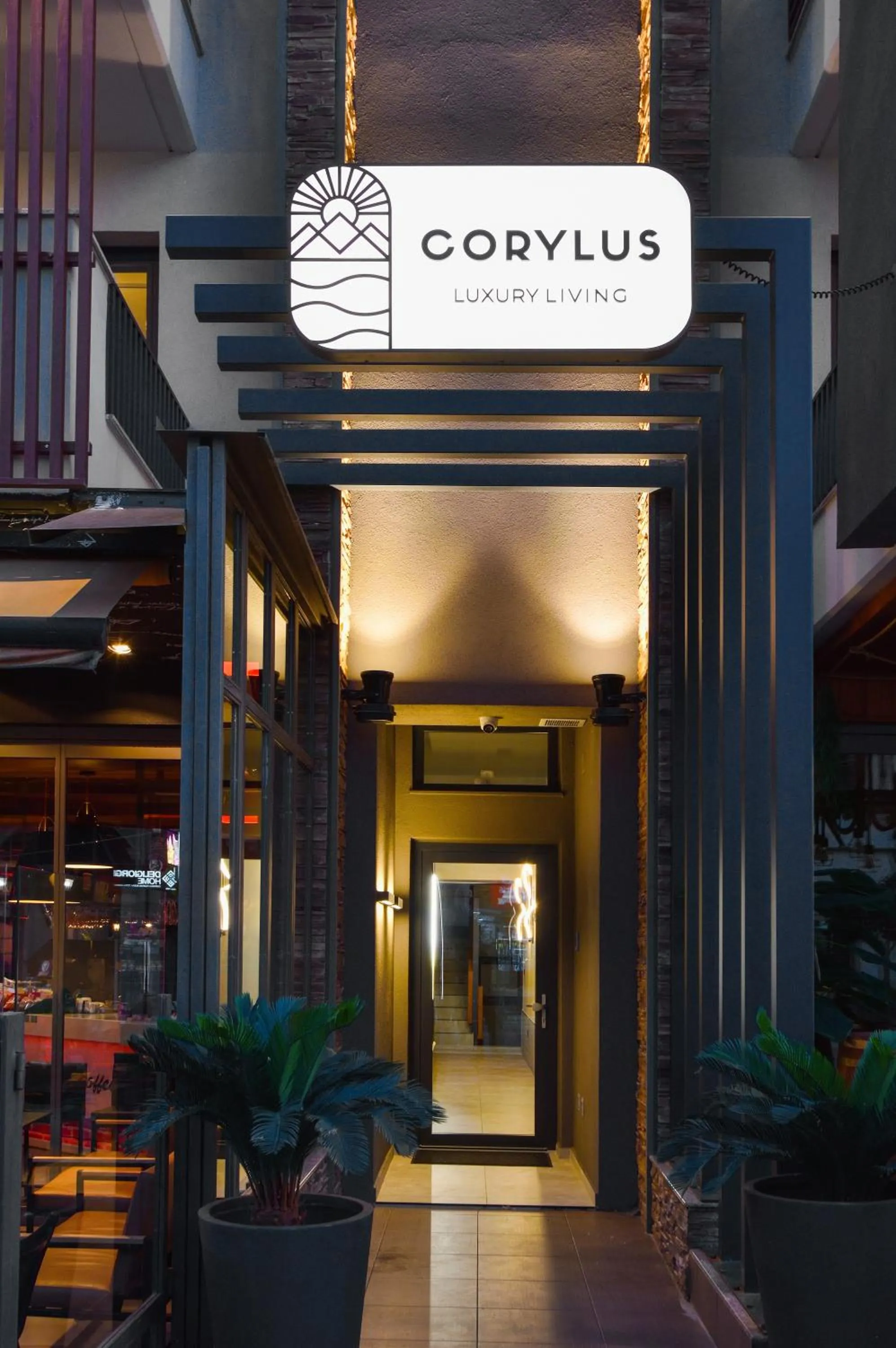Facade/entrance in CORYLUS Luxury Rooms & Suites