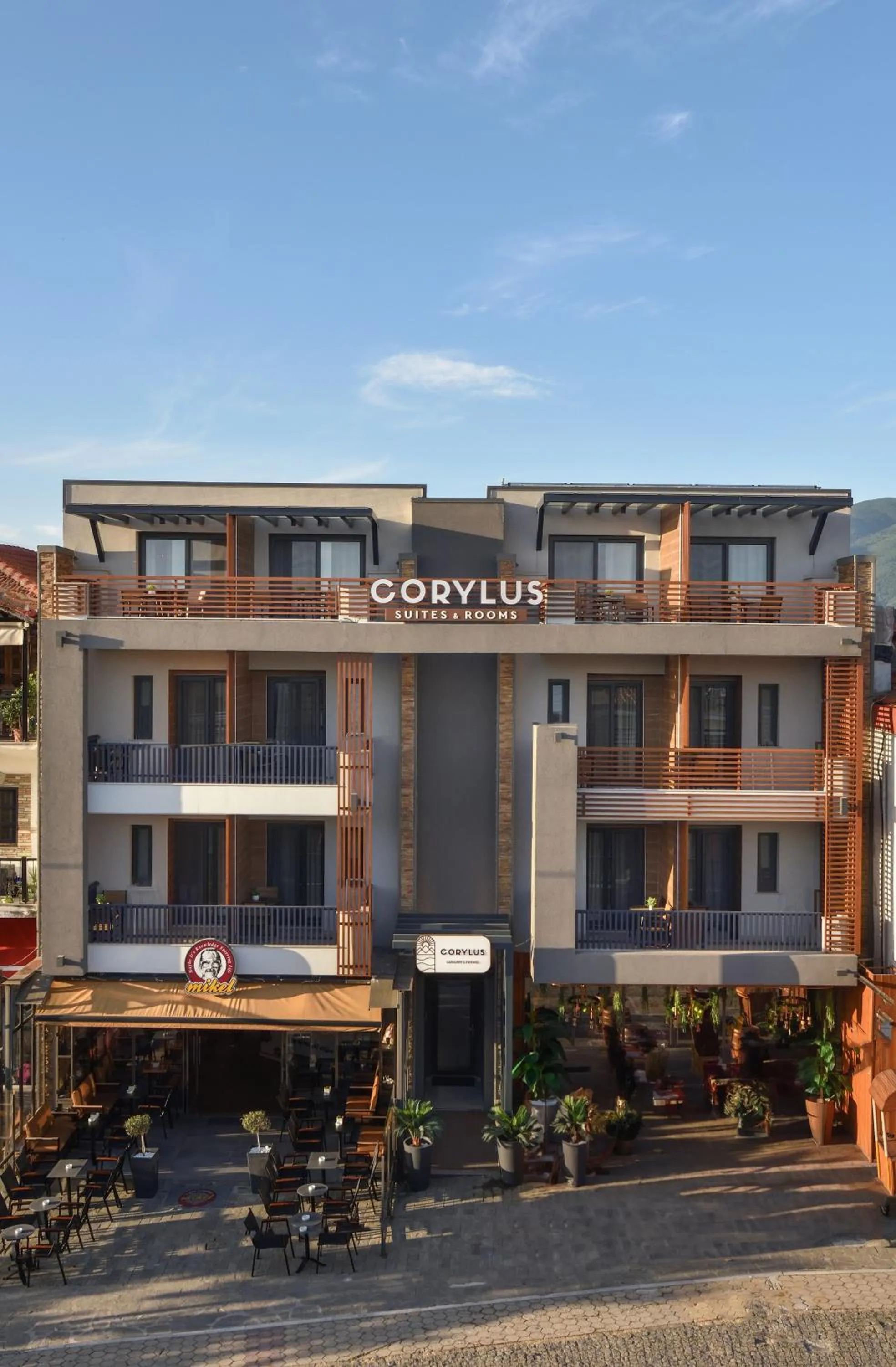 Property building in CORYLUS Luxury Rooms & Suites