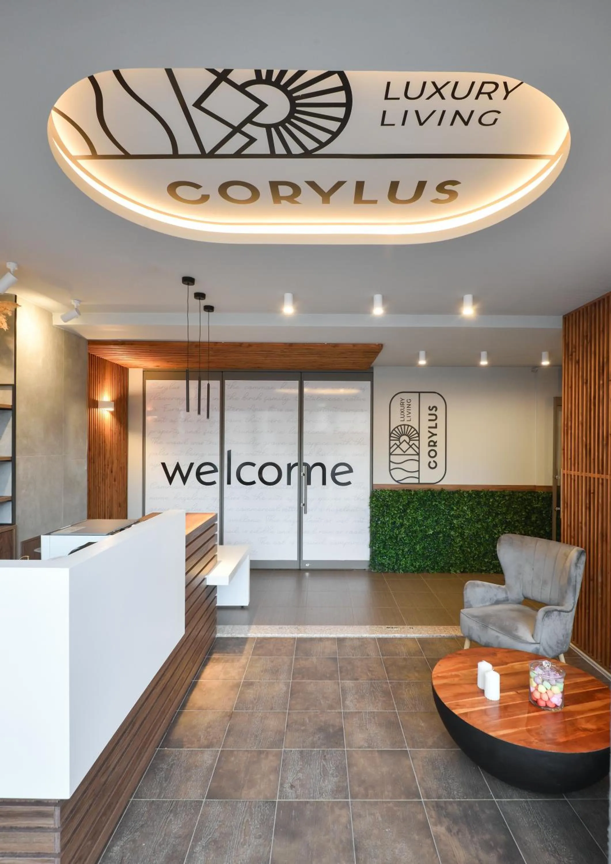 Lobby or reception in CORYLUS Luxury Rooms & Suites