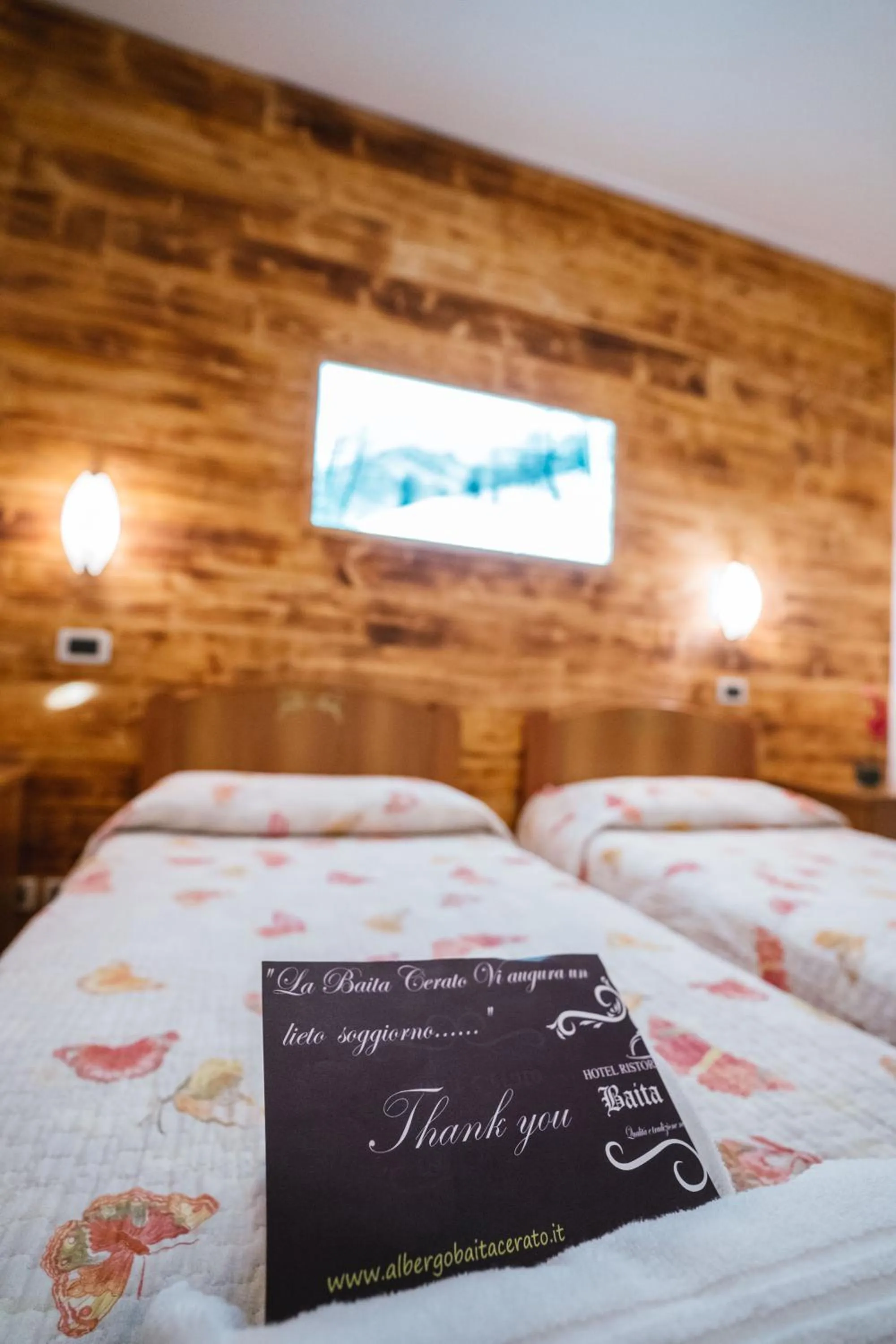 Bed in Wellness Hotel Ristorante Baita Cerato