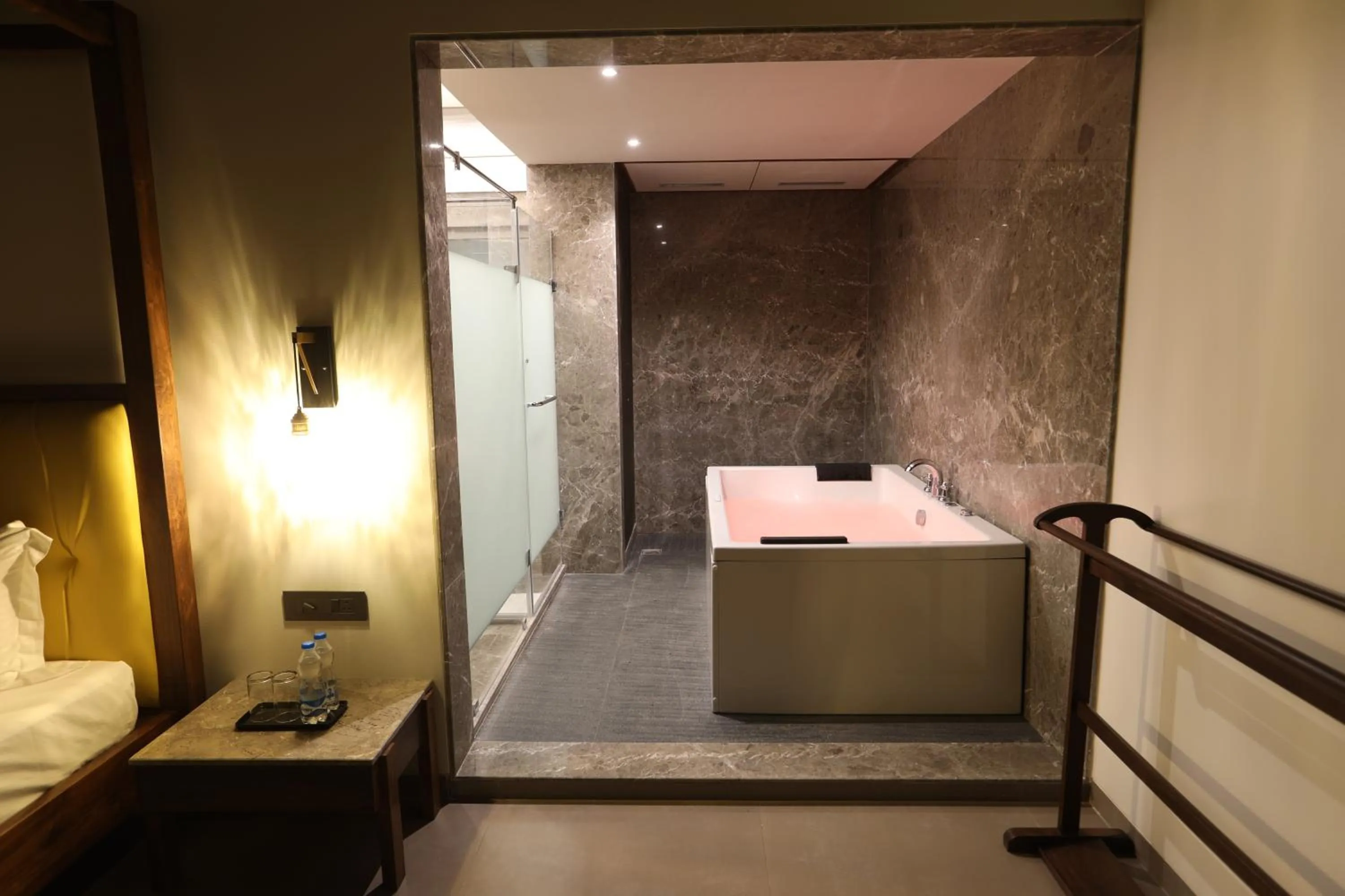 Bath, Bed in Golden Fields Resort