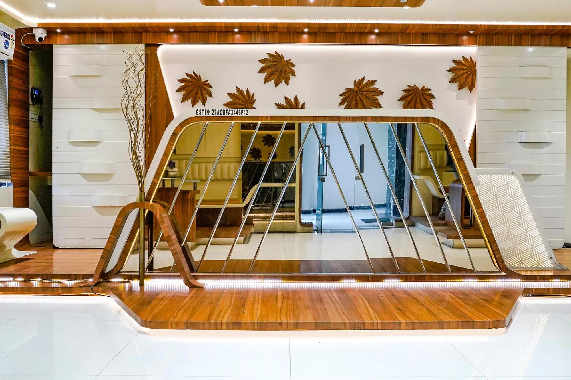 Lobby or reception in FabHotel The Nashik Inn - Nr Vijay Mamta Theatre, Nashik Road