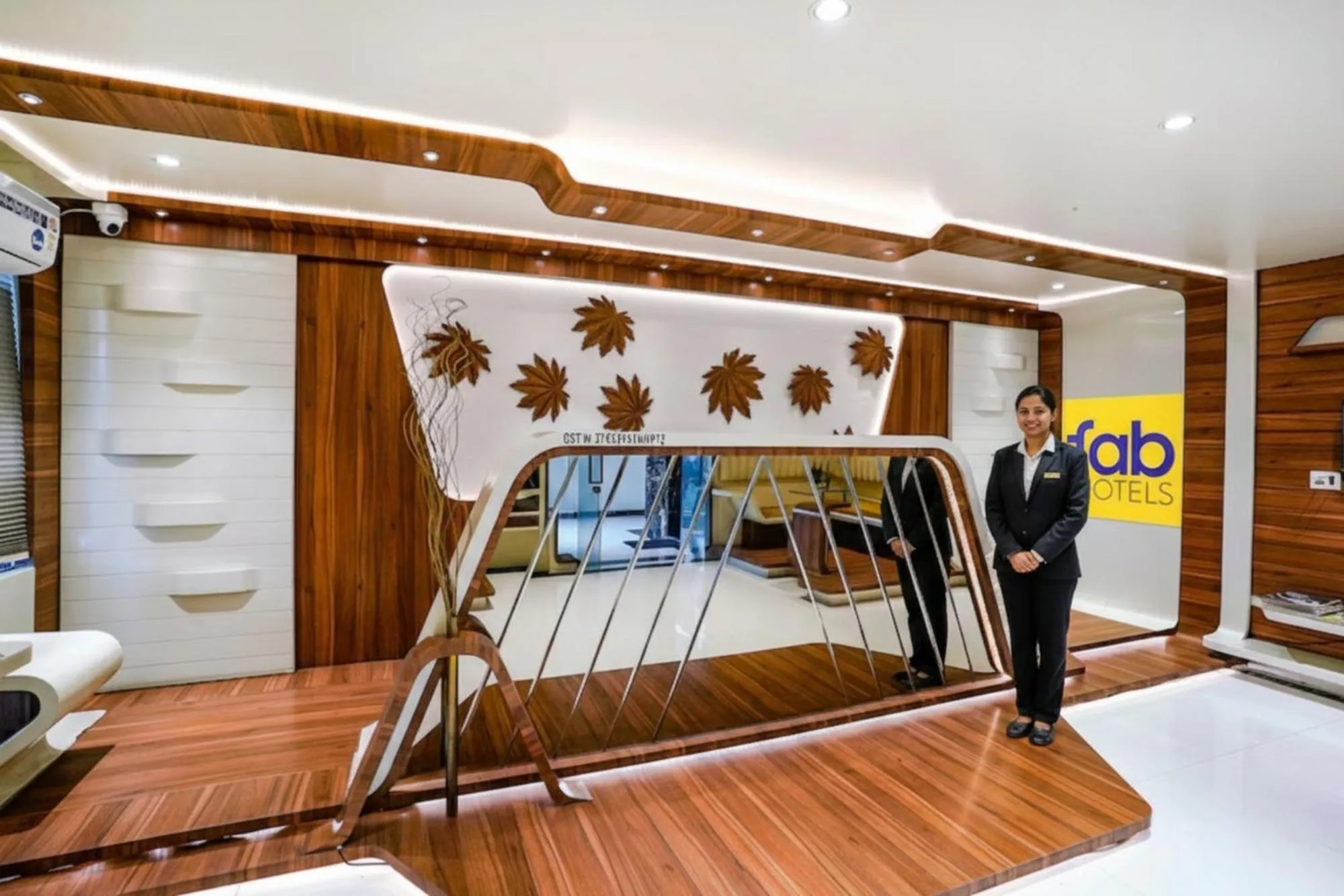 Lobby or reception in FabHotel The Nashik Inn - Nr Vijay Mamta Theatre, Nashik Road