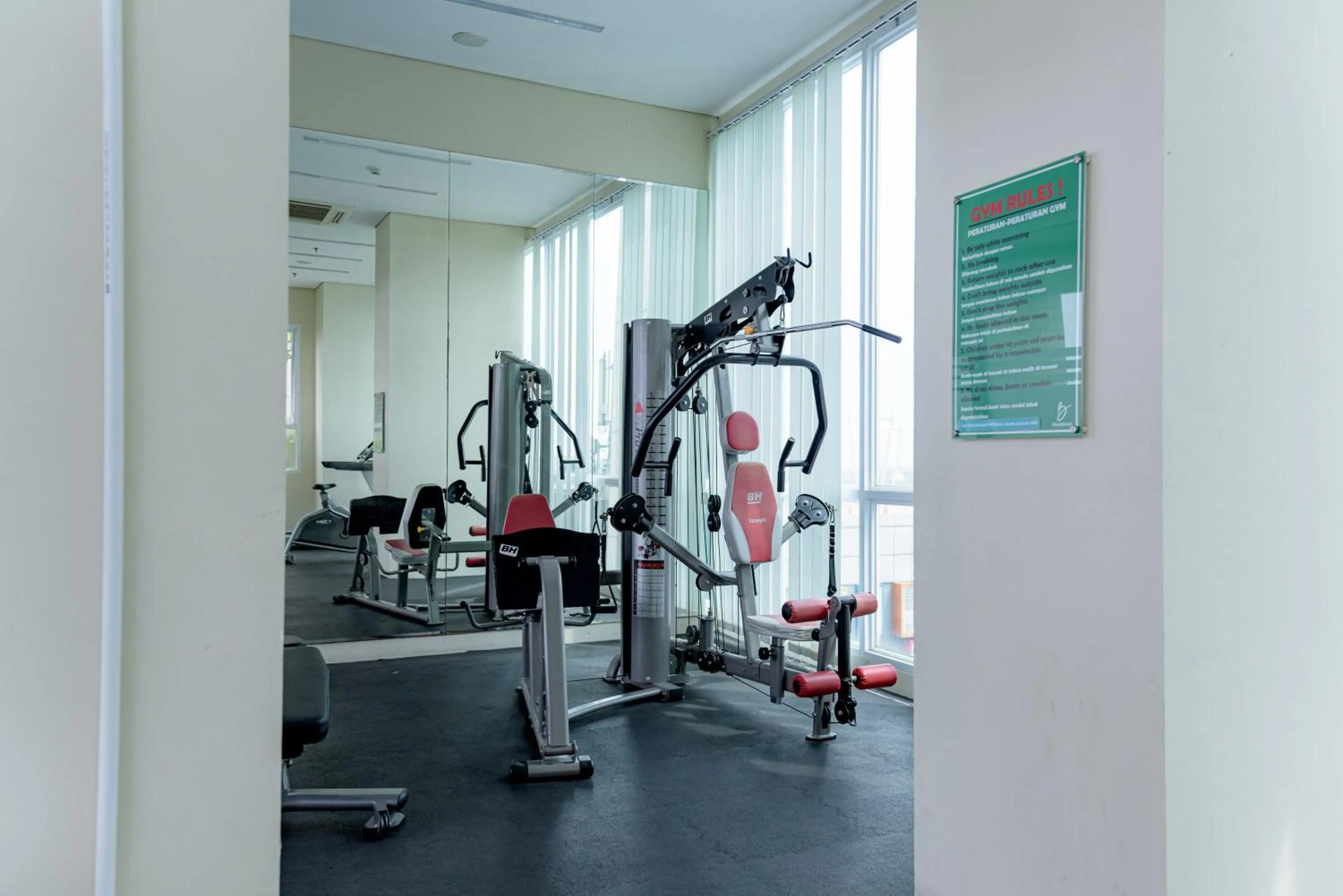 Fitness centre/facilities in RedLiving Apartemen B Residence BSD - BE Urban Hotel