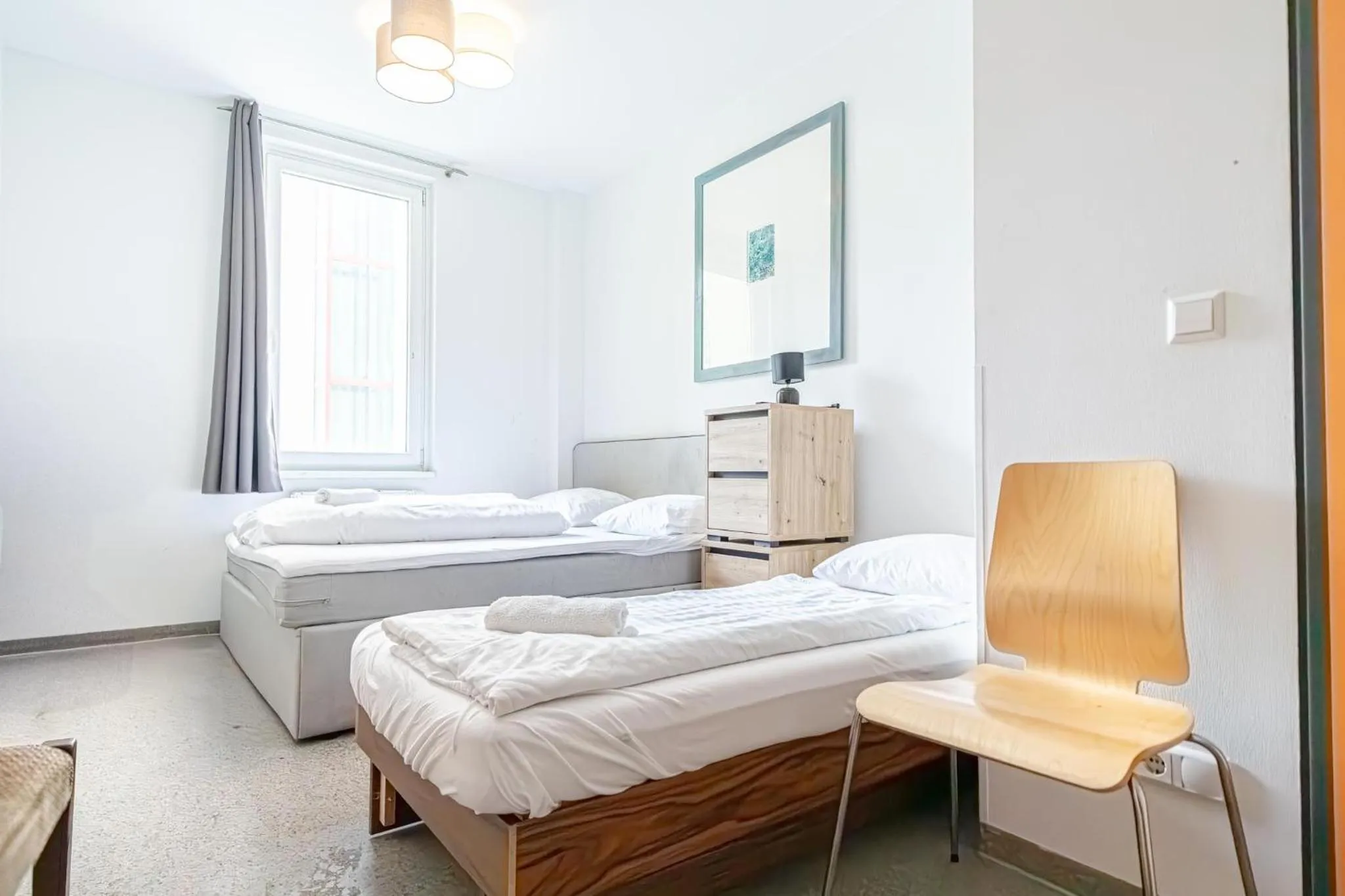 Bed in Hotel Astral Vienna