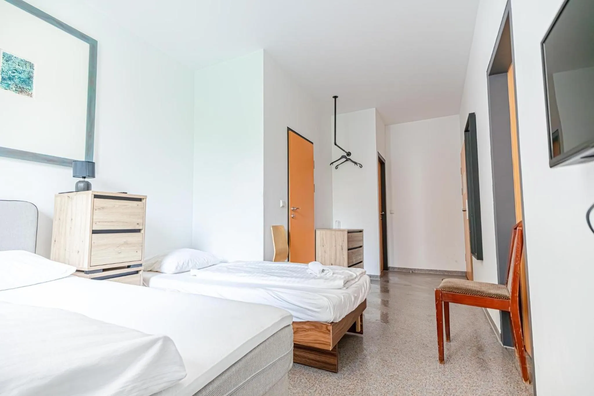 Bed in Hotel Astral Vienna