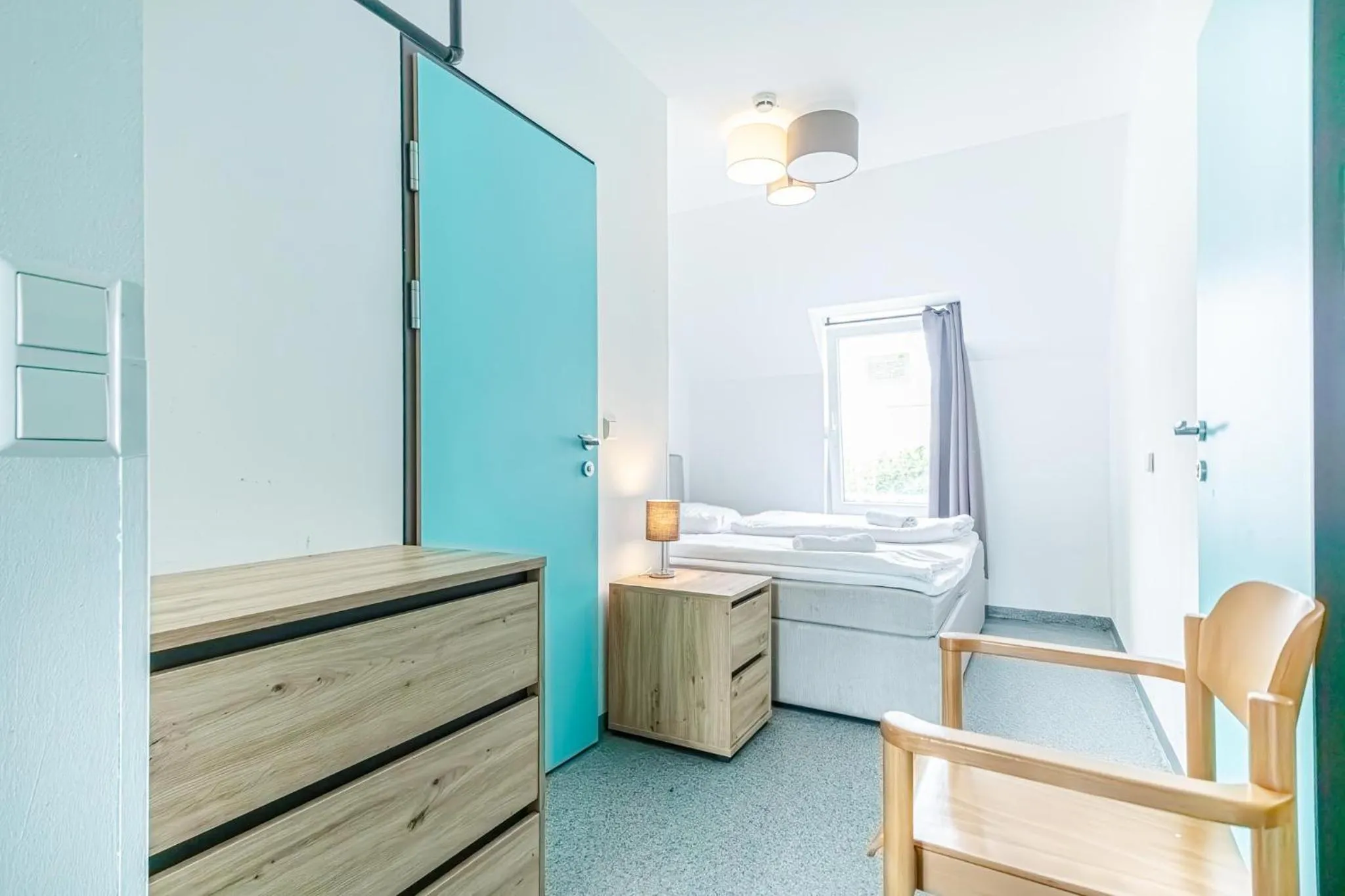 Bed in Hotel Astral Vienna