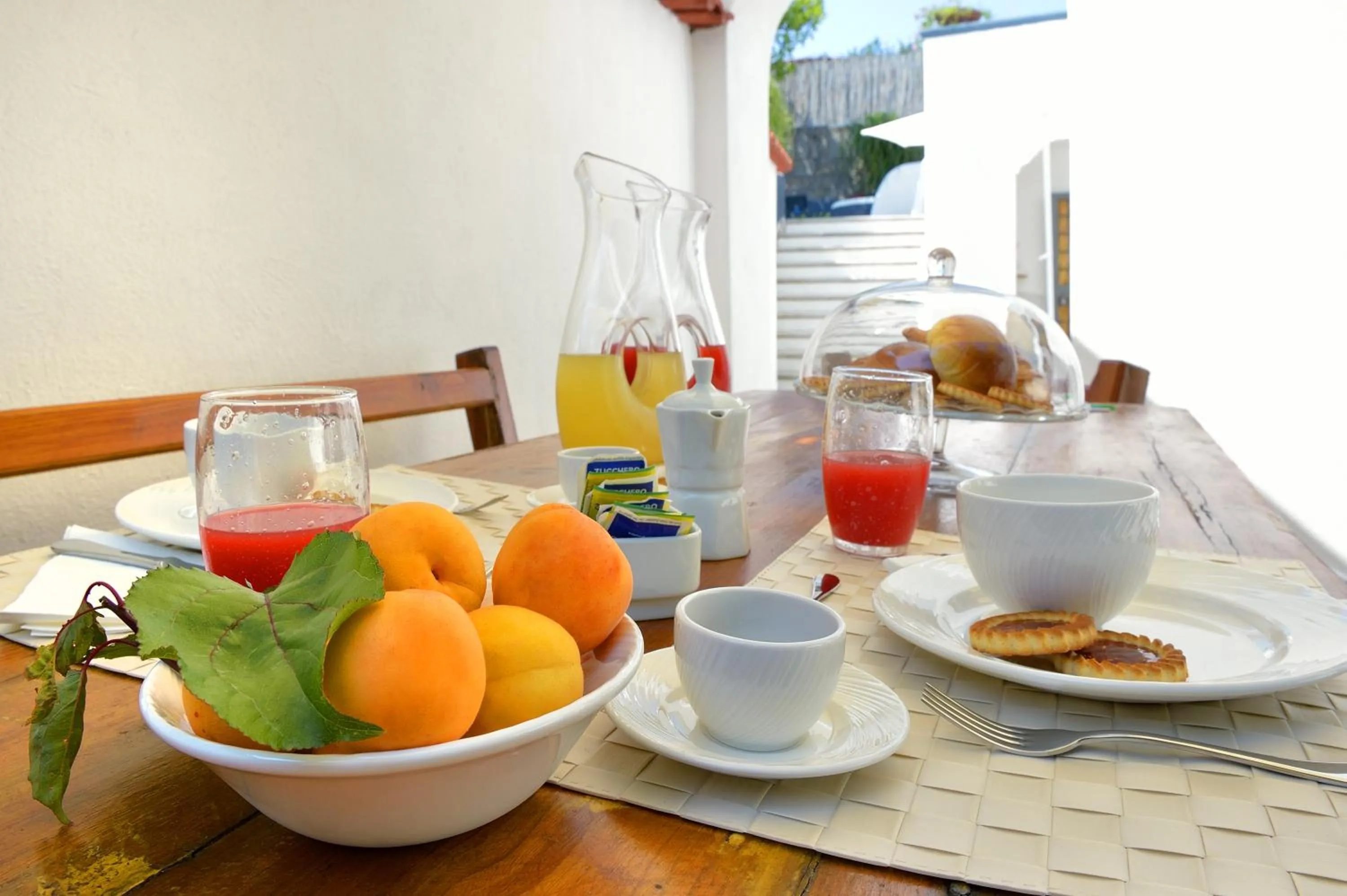 Italian breakfast in BnB Le Isole
