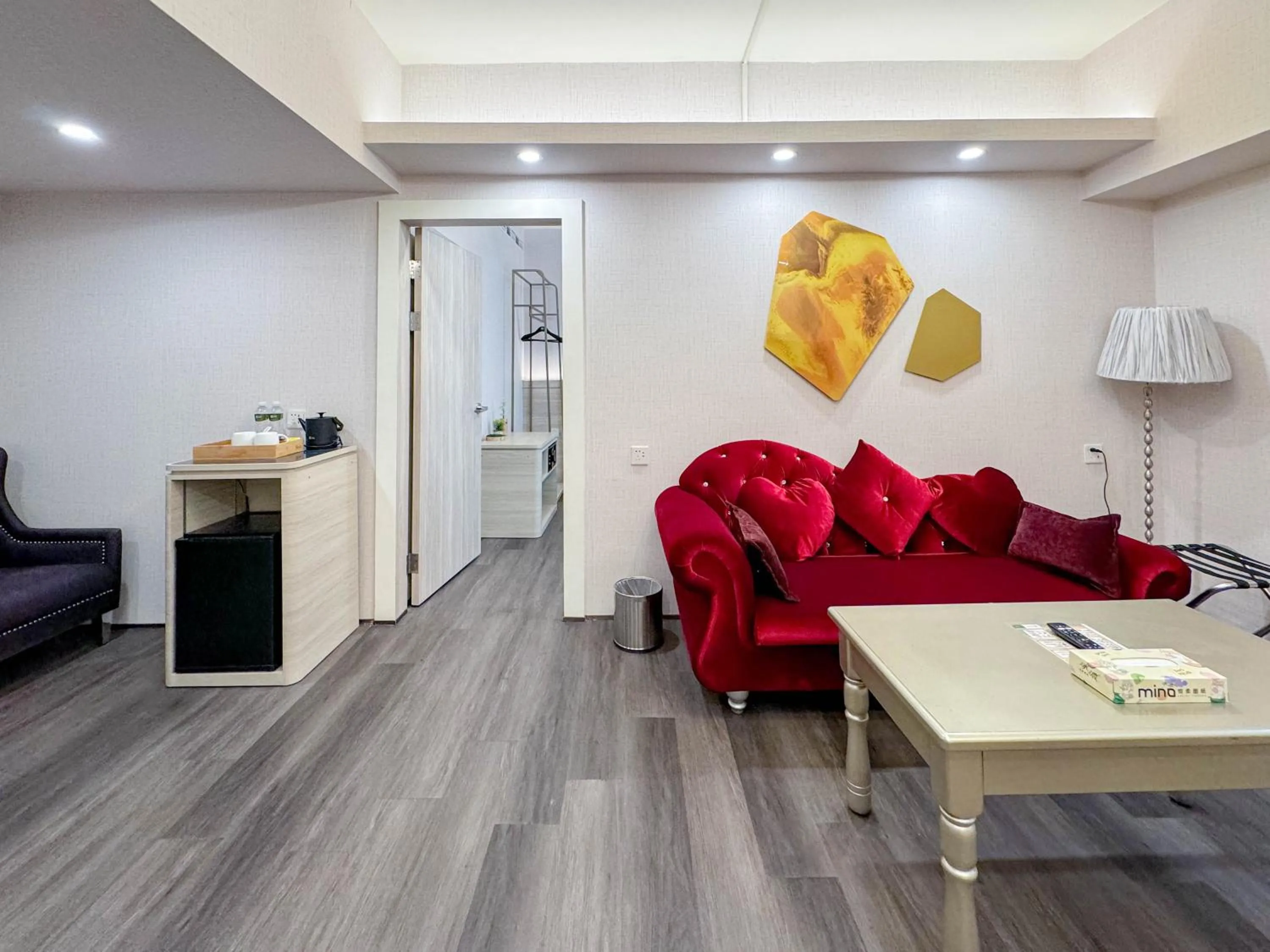 Living room in Hu House