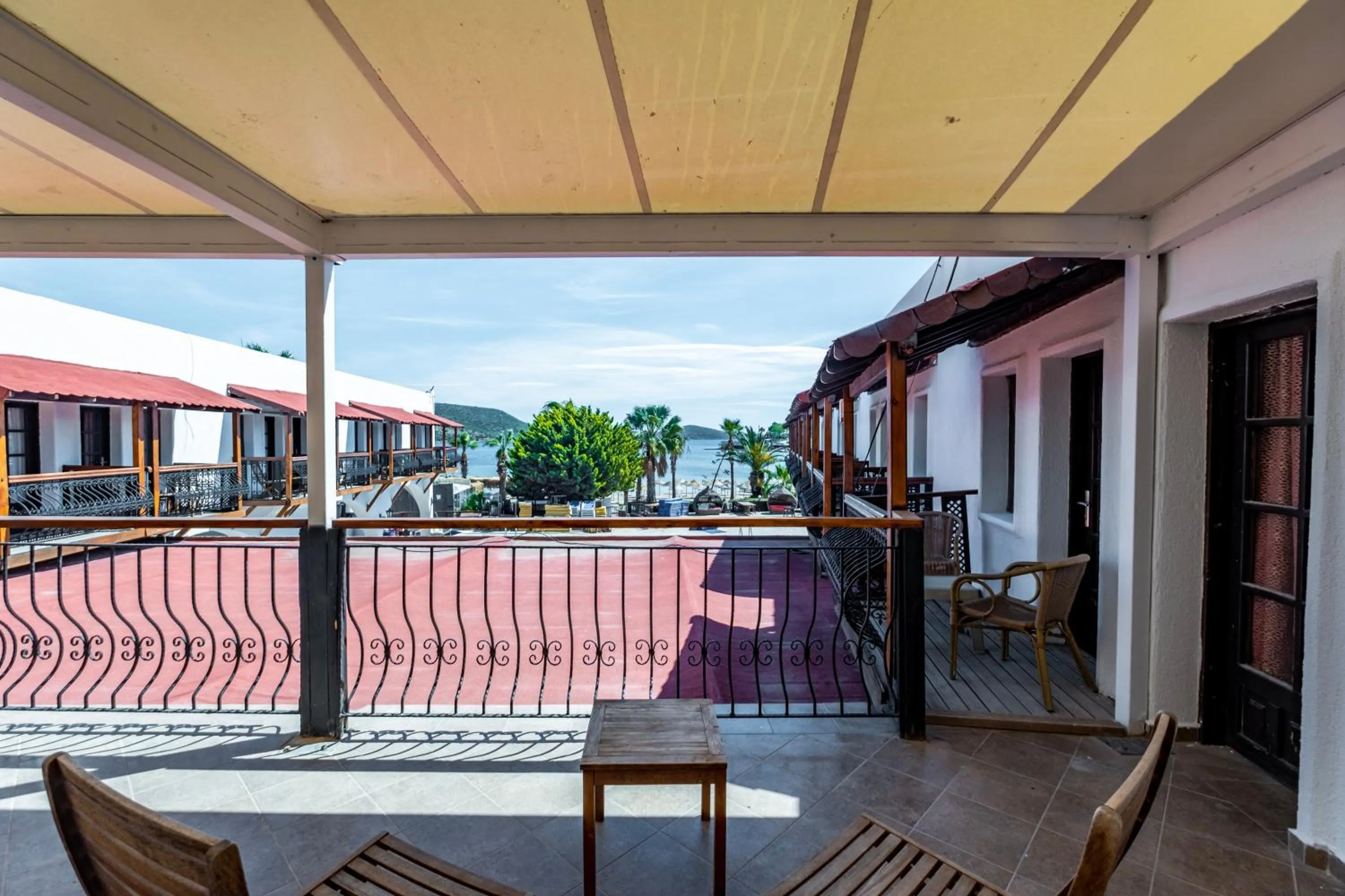 Balcony/Terrace in Costa Bitezhan Beach Hotel