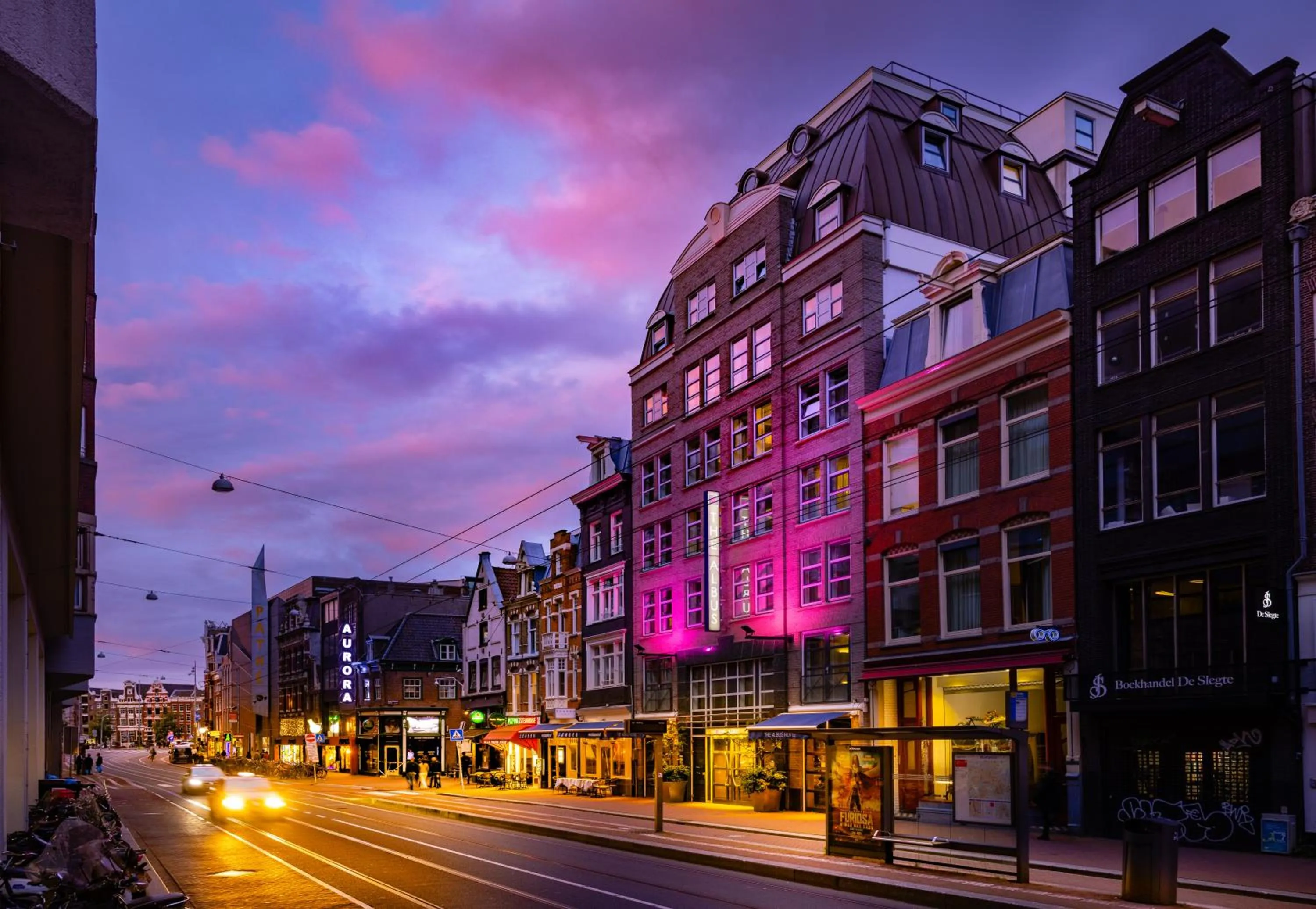 Property building in Boutique Hotel Albus Amsterdam Centre