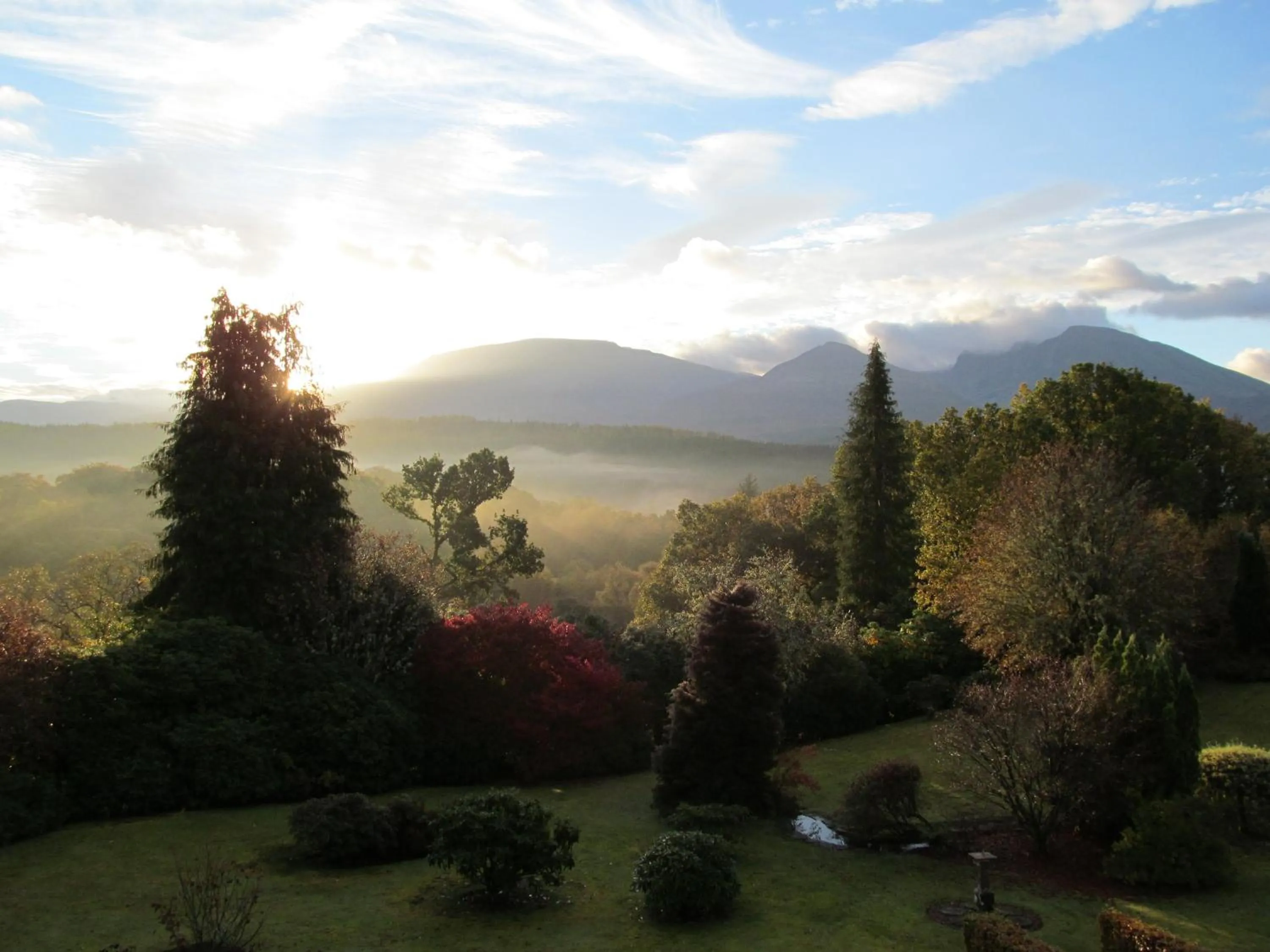 Garden view in Torbeag House
