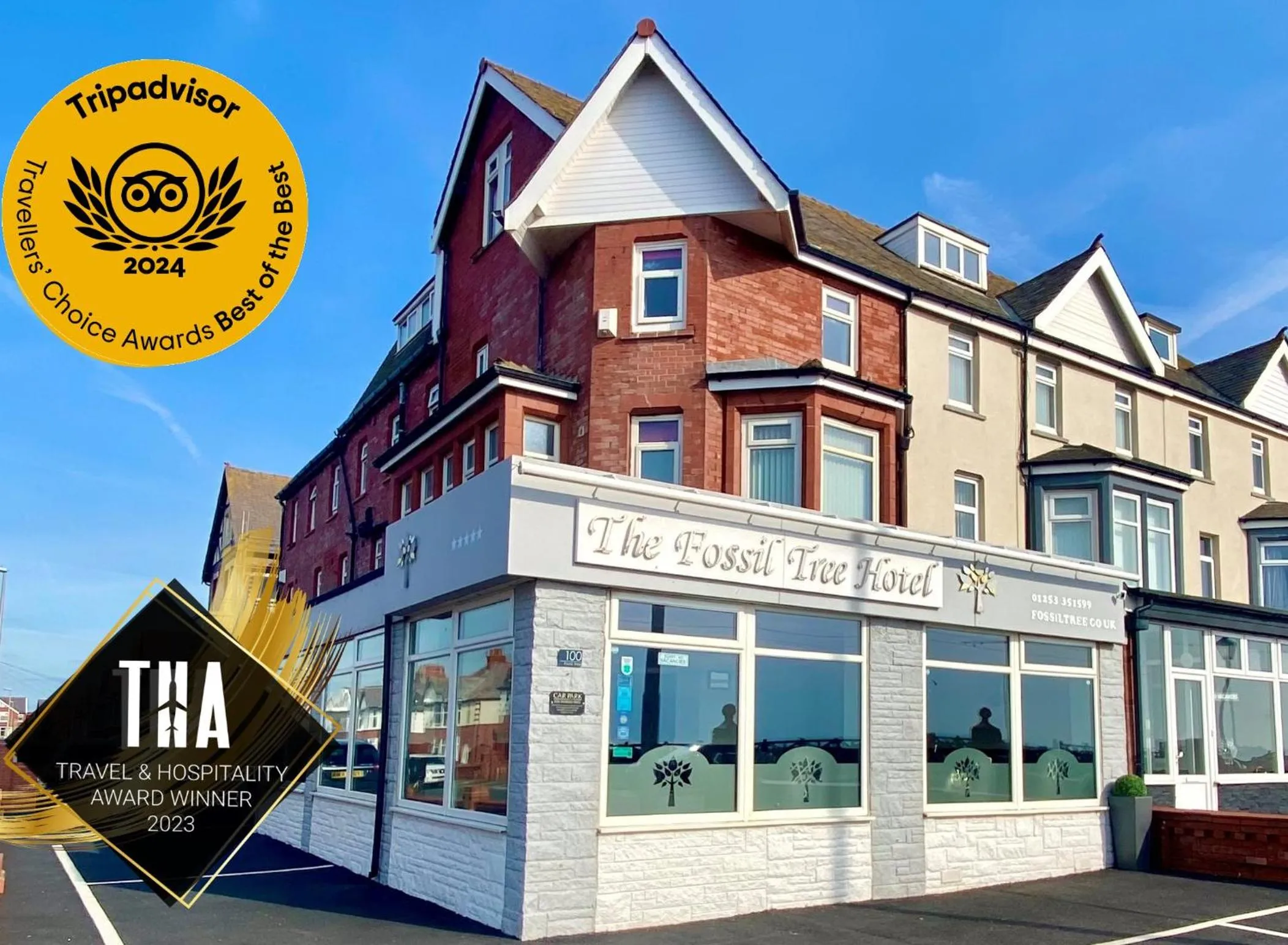 Facade/entrance in The Fossil Tree Hotel