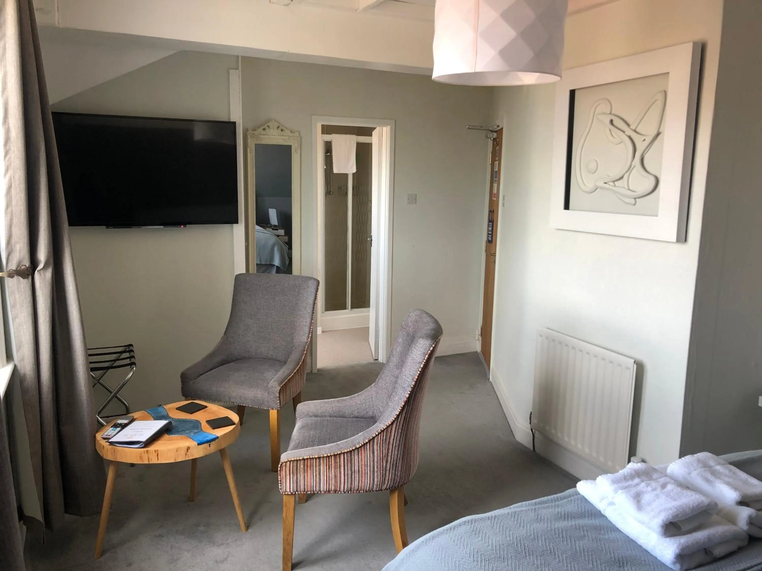 Seating area in The Fossil Tree Hotel