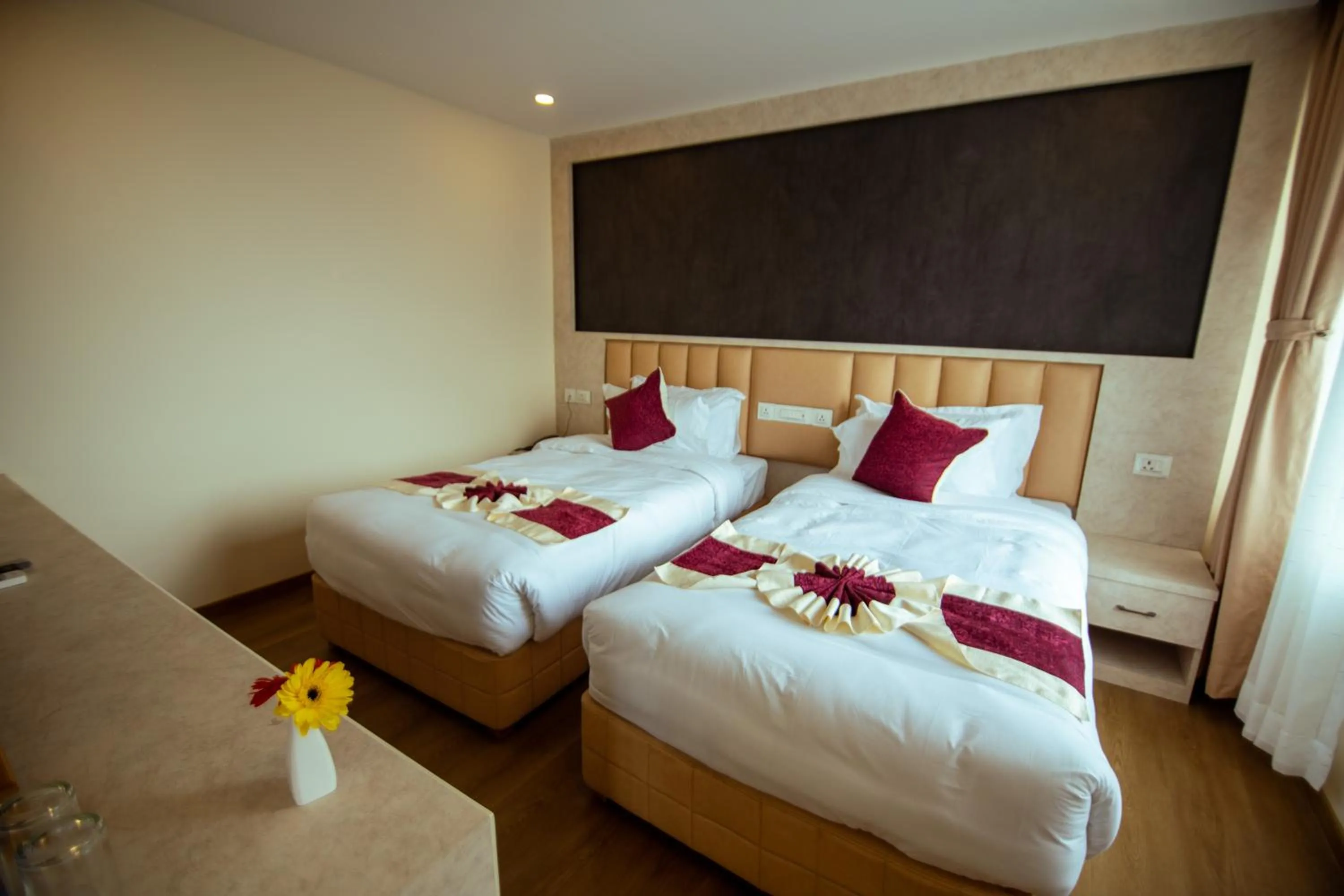 Bed in Hotel Black Diamond - Inside Airport