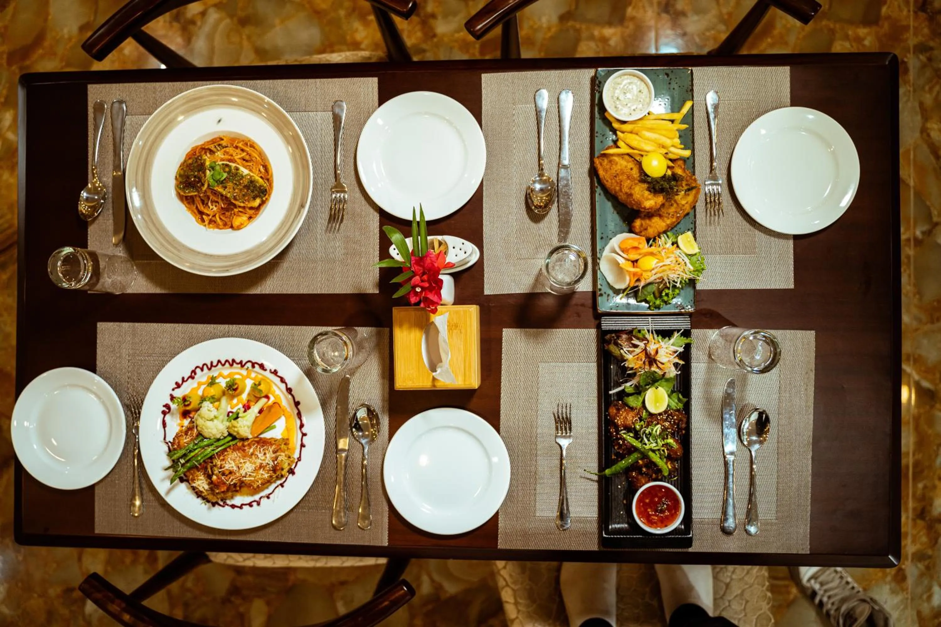 Food in Hotel Black Diamond - Inside Airport