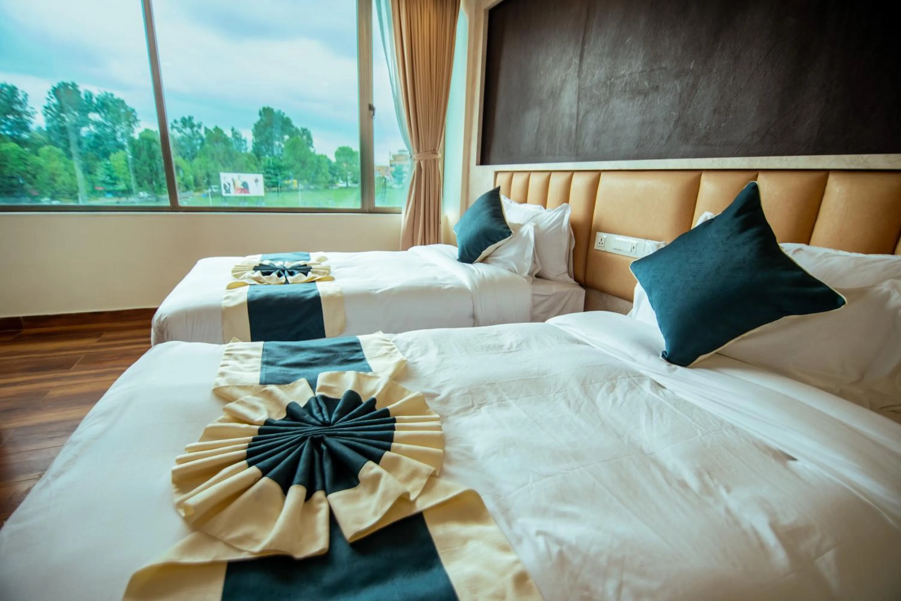 Bed in Hotel Black Diamond - Inside Airport