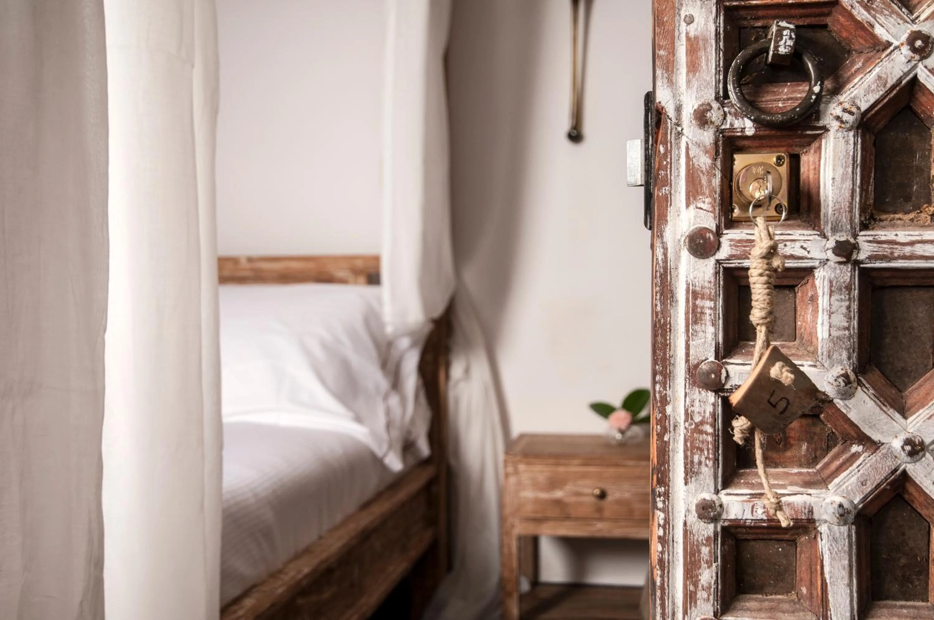 Decorative detail, Bed in Seven Maze Charming House