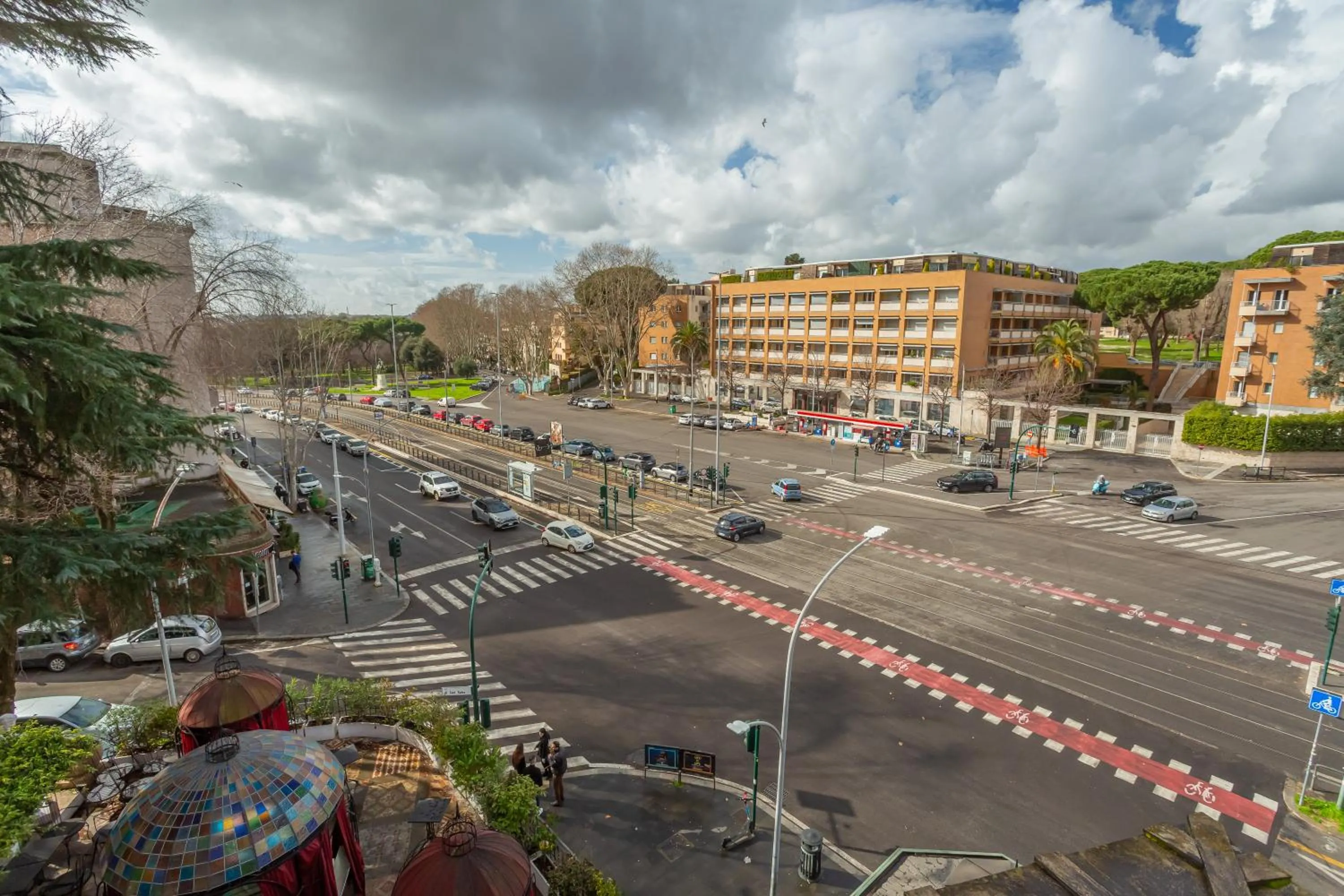 City view in Hotel The Corner Roma