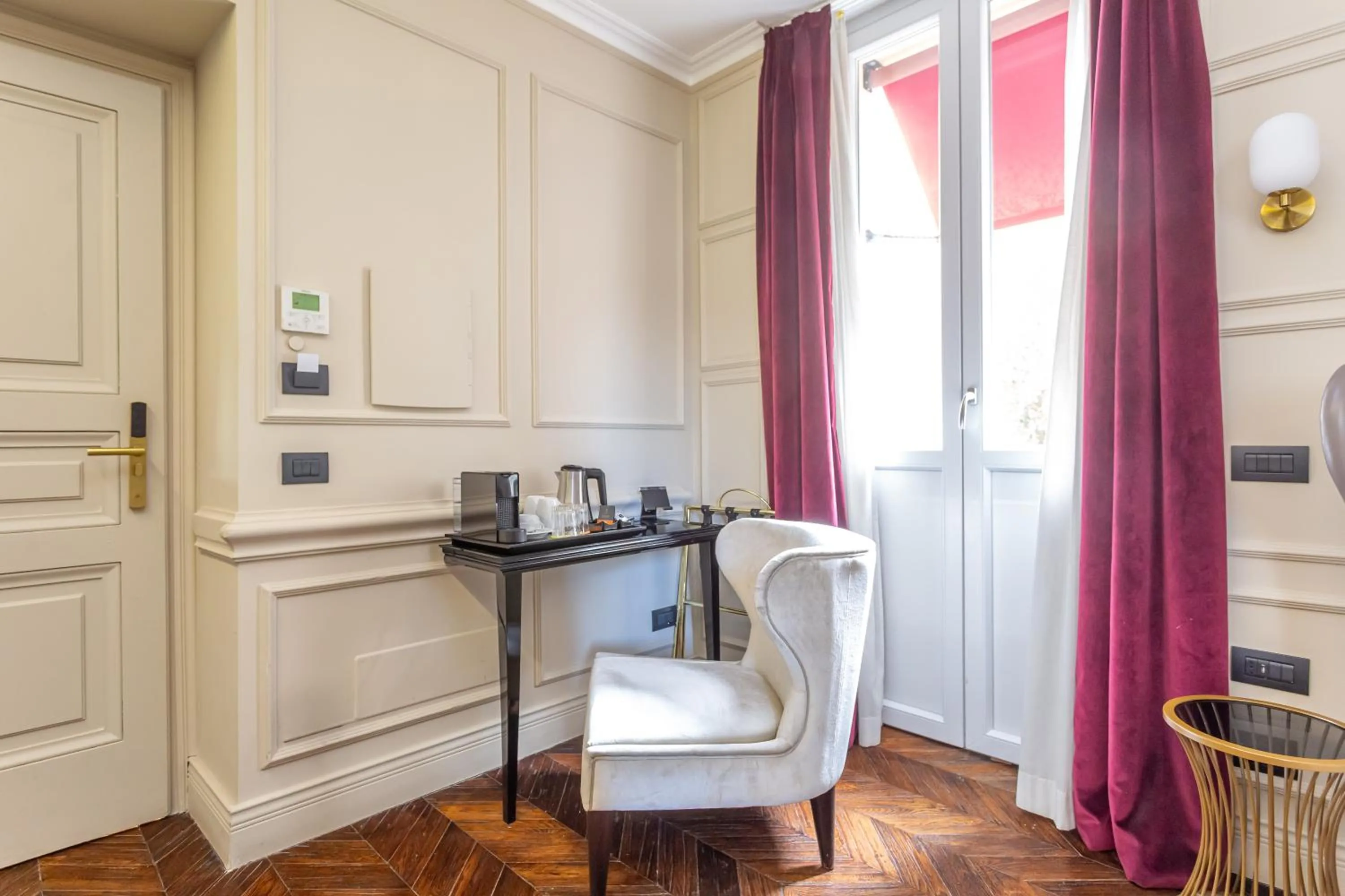 Coffee/tea facilities in Hotel The Corner Roma