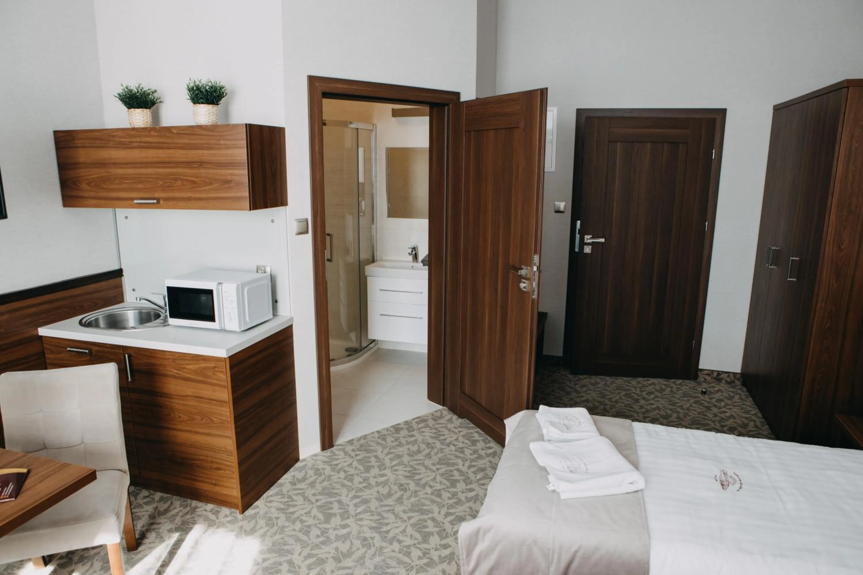 Kitchen or kitchenette, Bed in Willa Irena