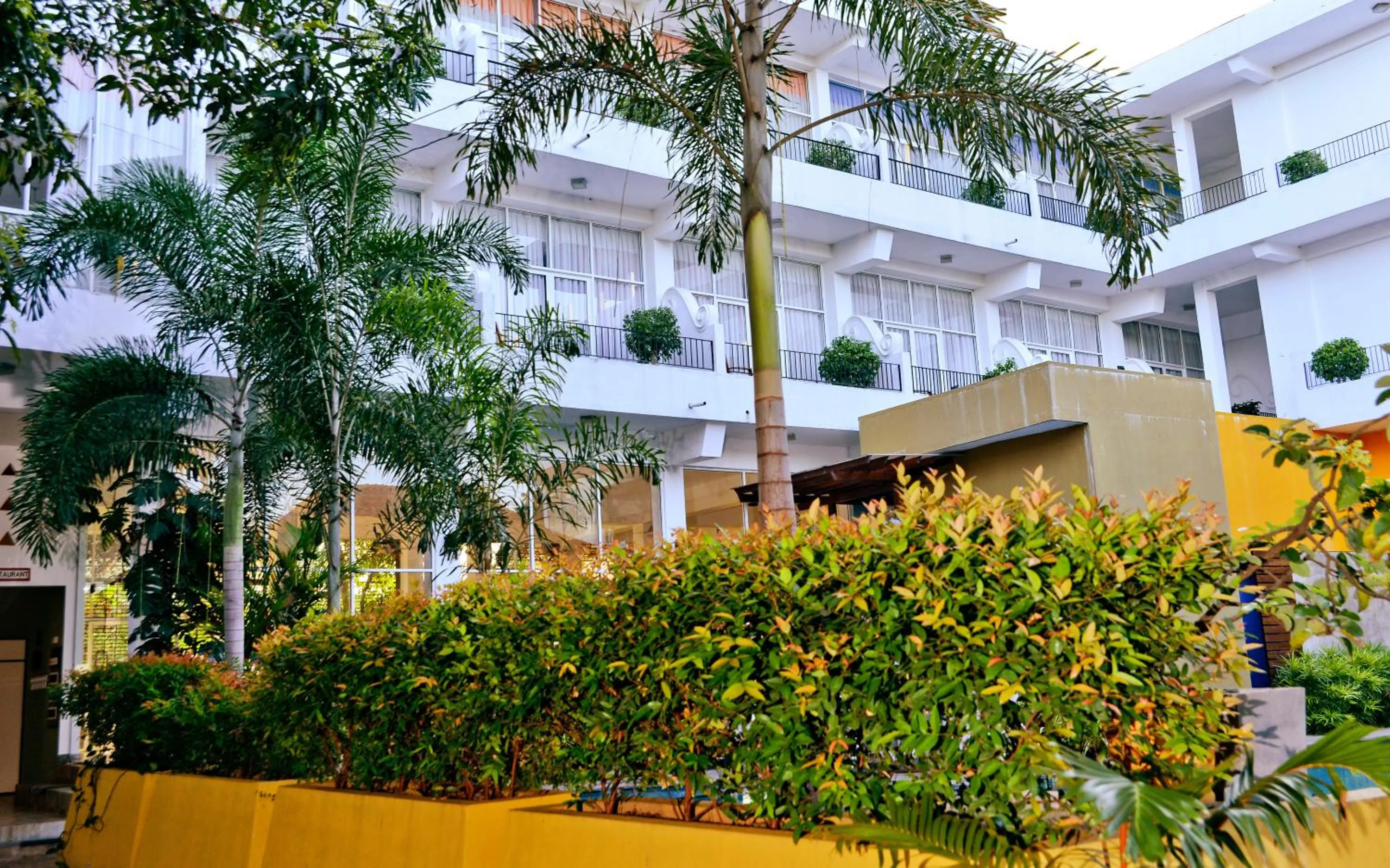 Garden view in Ceylan Lodge