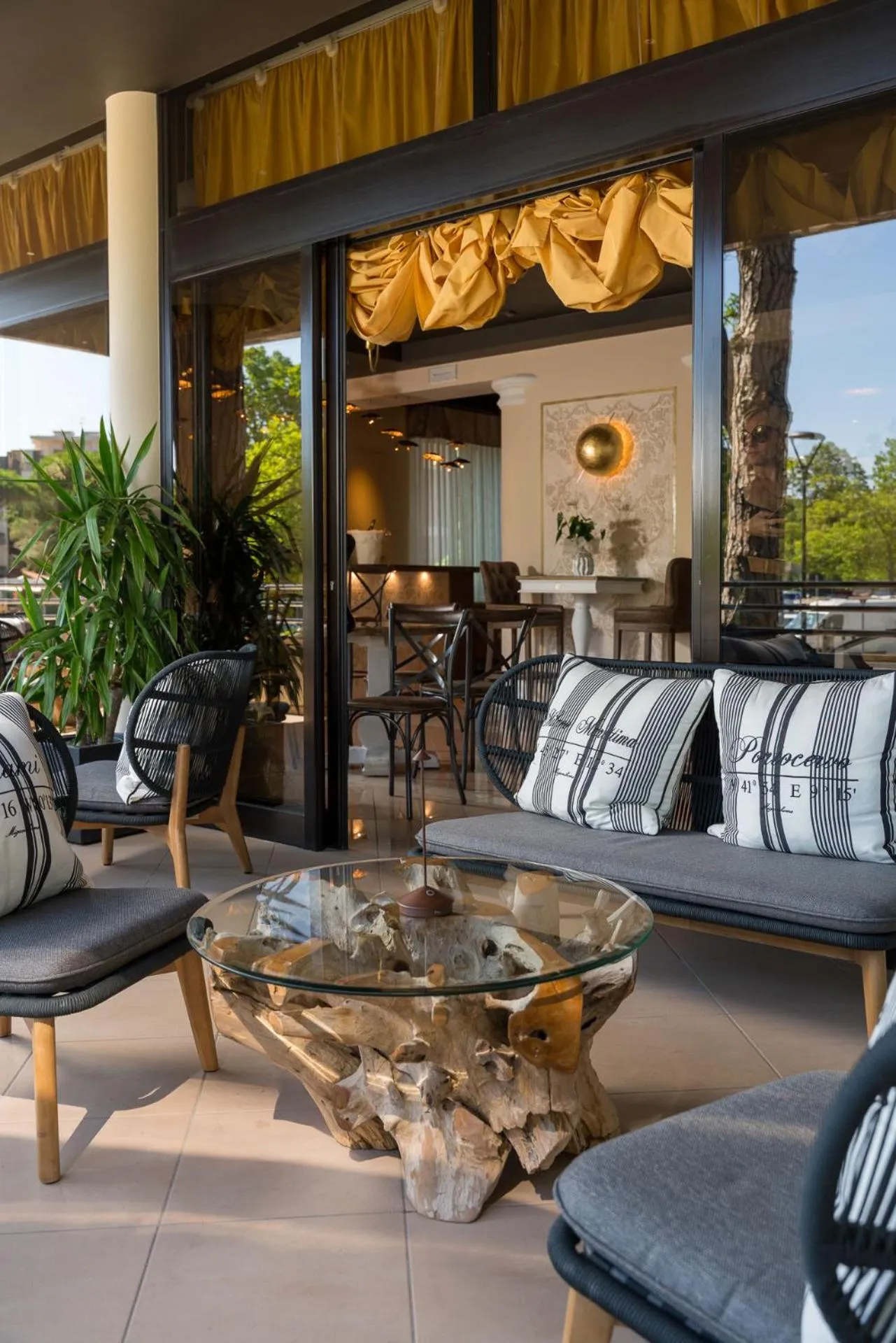 Balcony/Terrace in Hotel Mazzanti