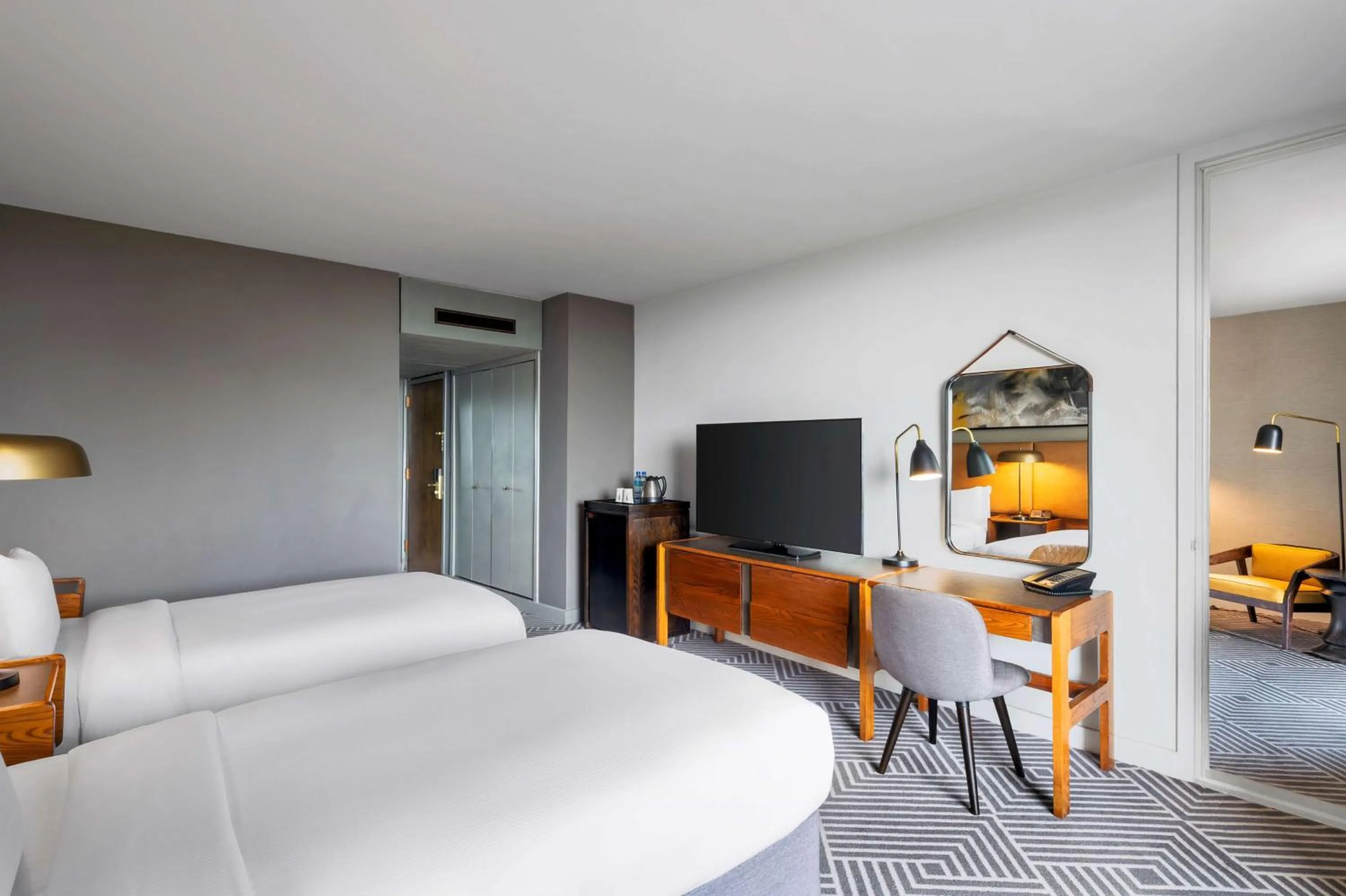 Bed in Hilton Addis Ababa