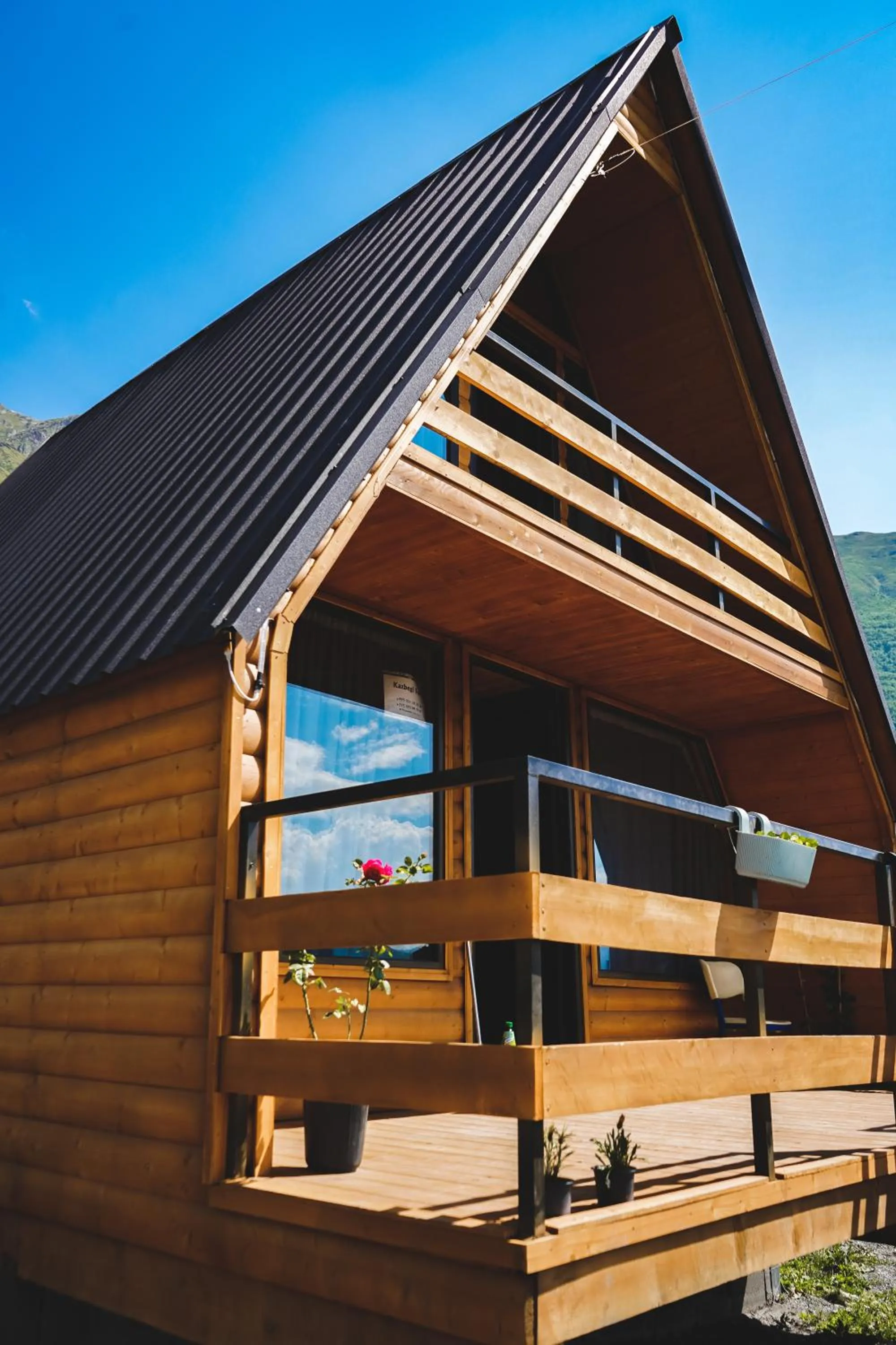 Property building in Kazbegi Folk Cottages