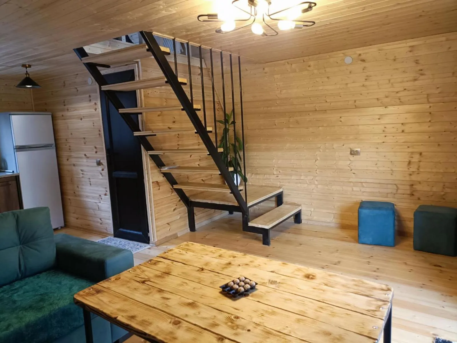 Living room in Kazbegi Folk Cottages