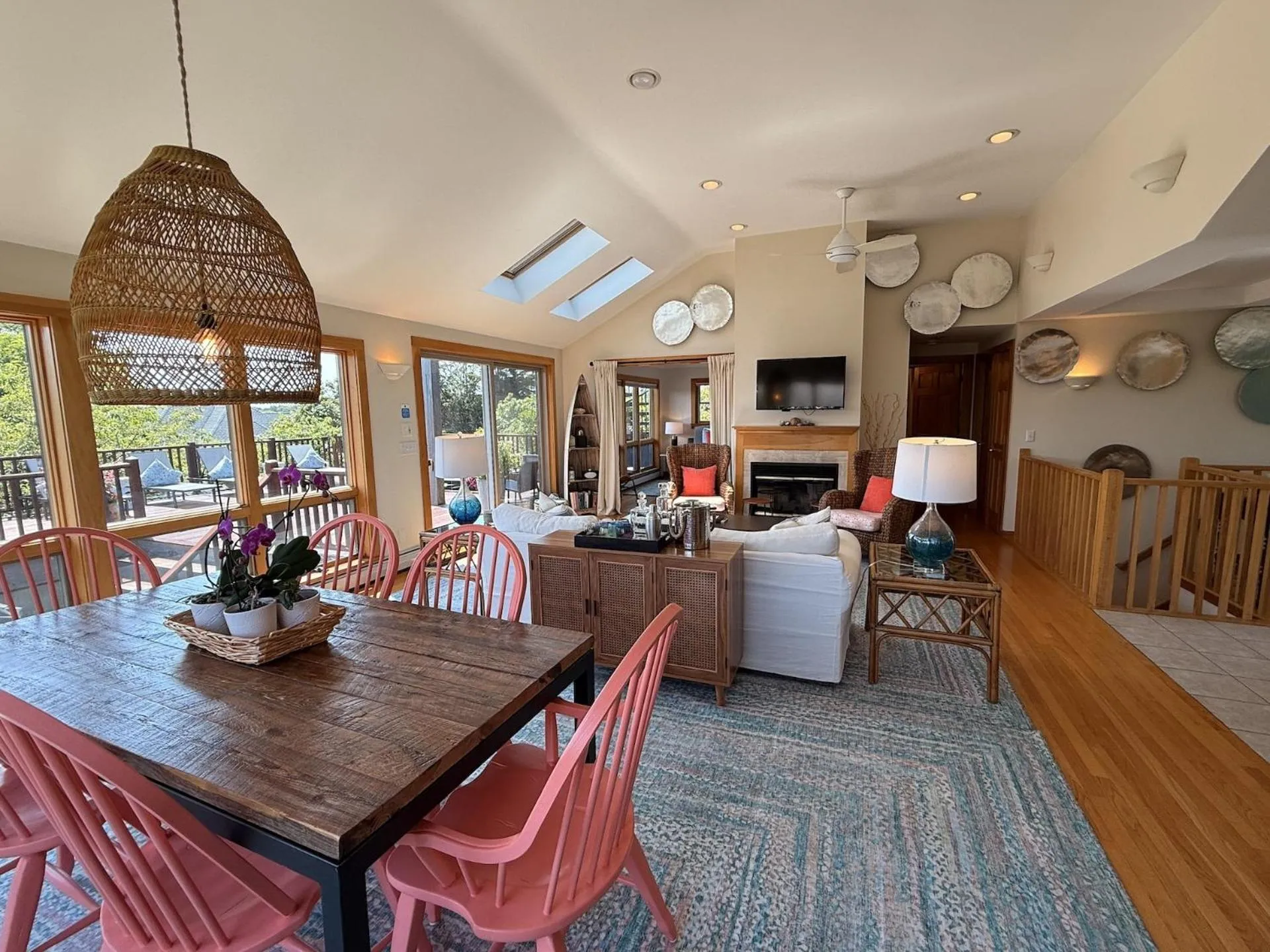Living room in Bayberry Beach House