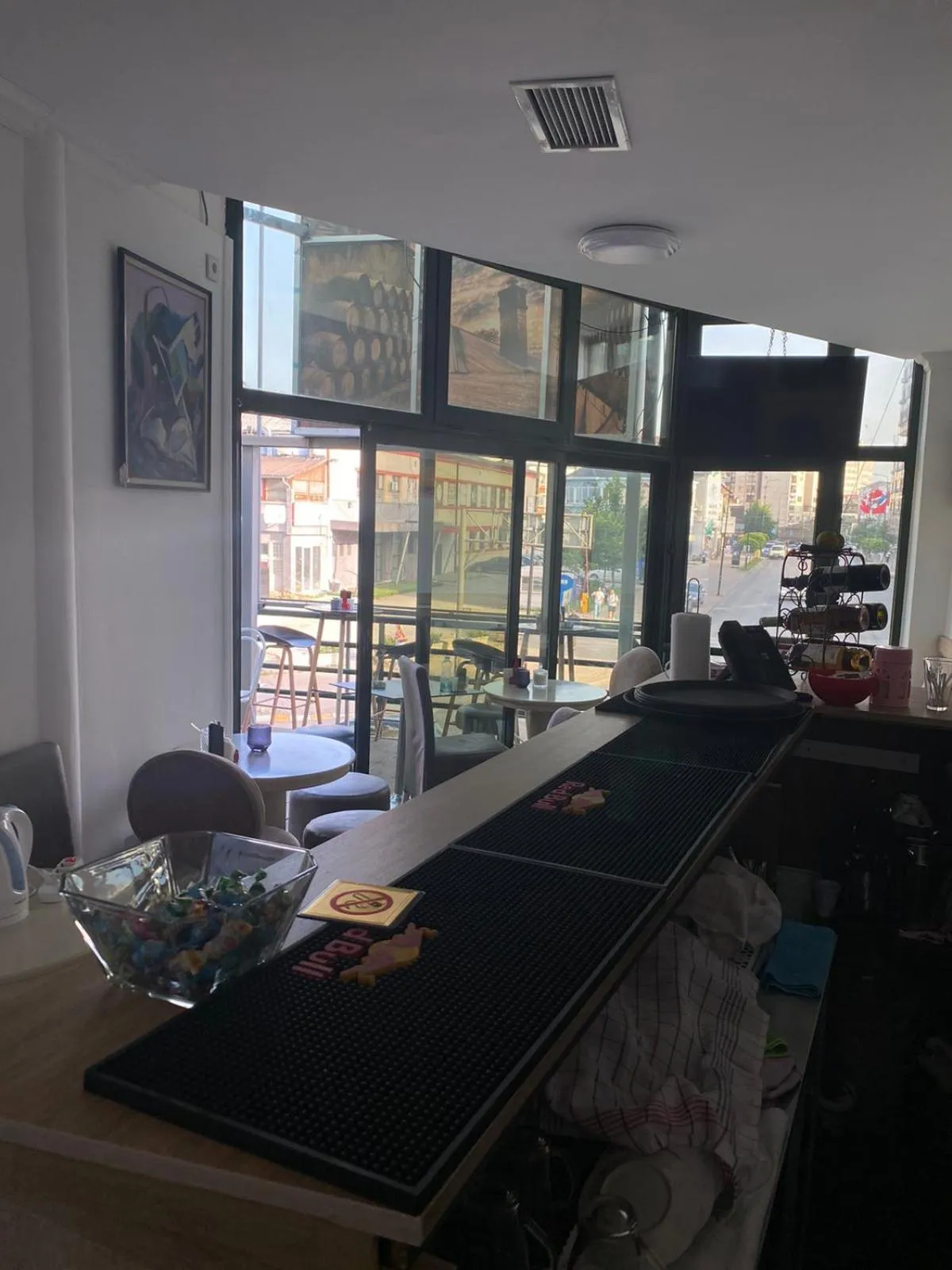 Lounge or bar in Hotel City Rooms Prishtina