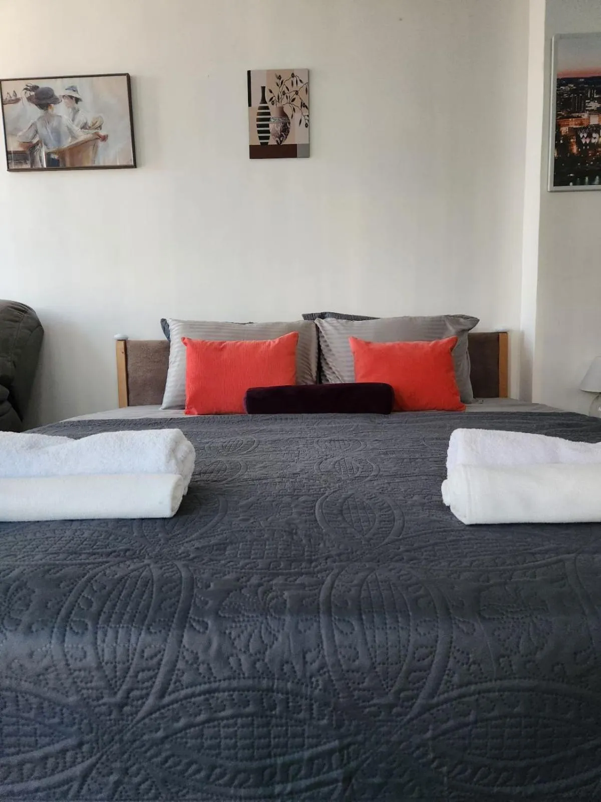 Bed in Hotel City Rooms Prishtina