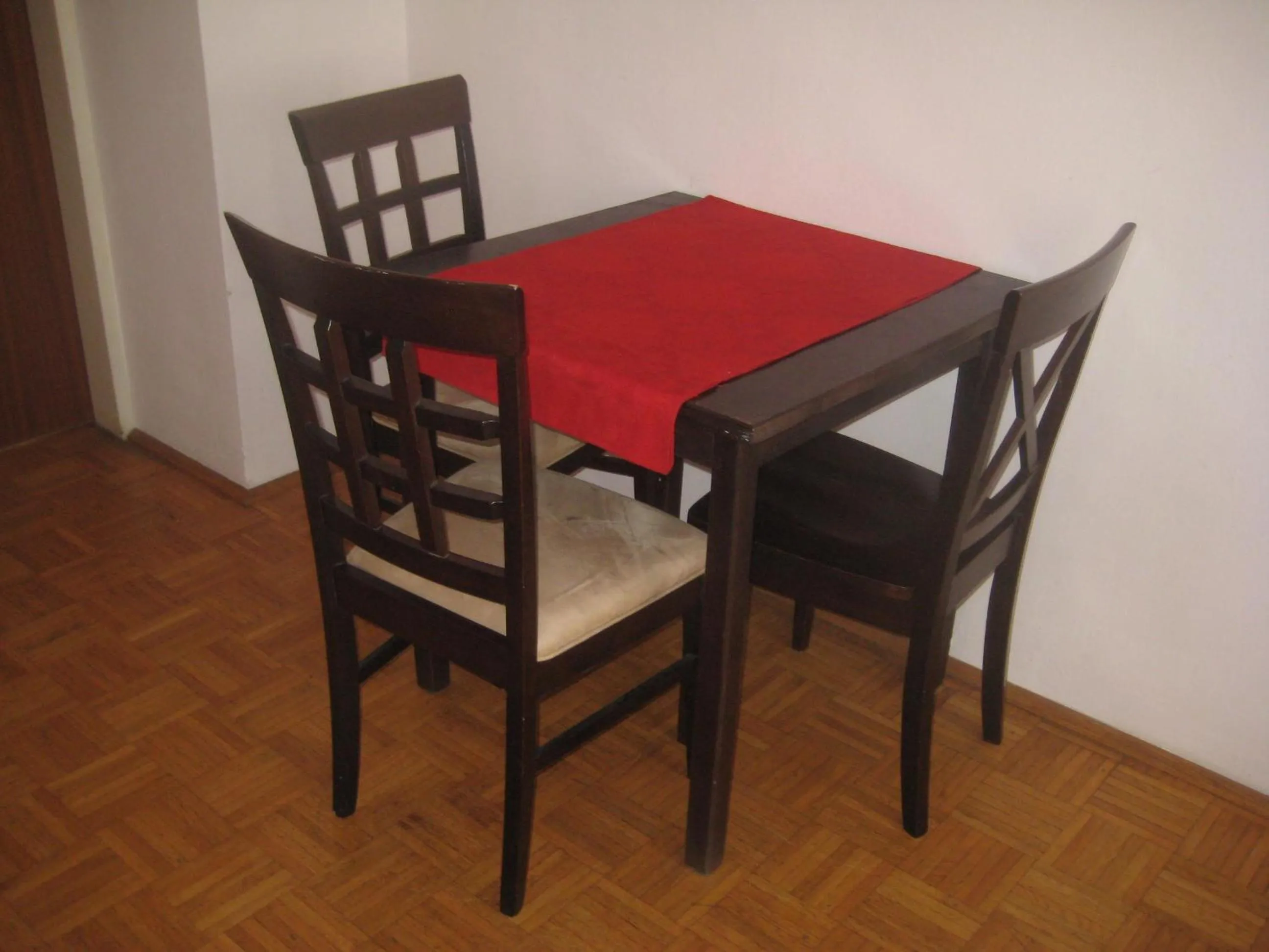 Seating area in HappyHostel