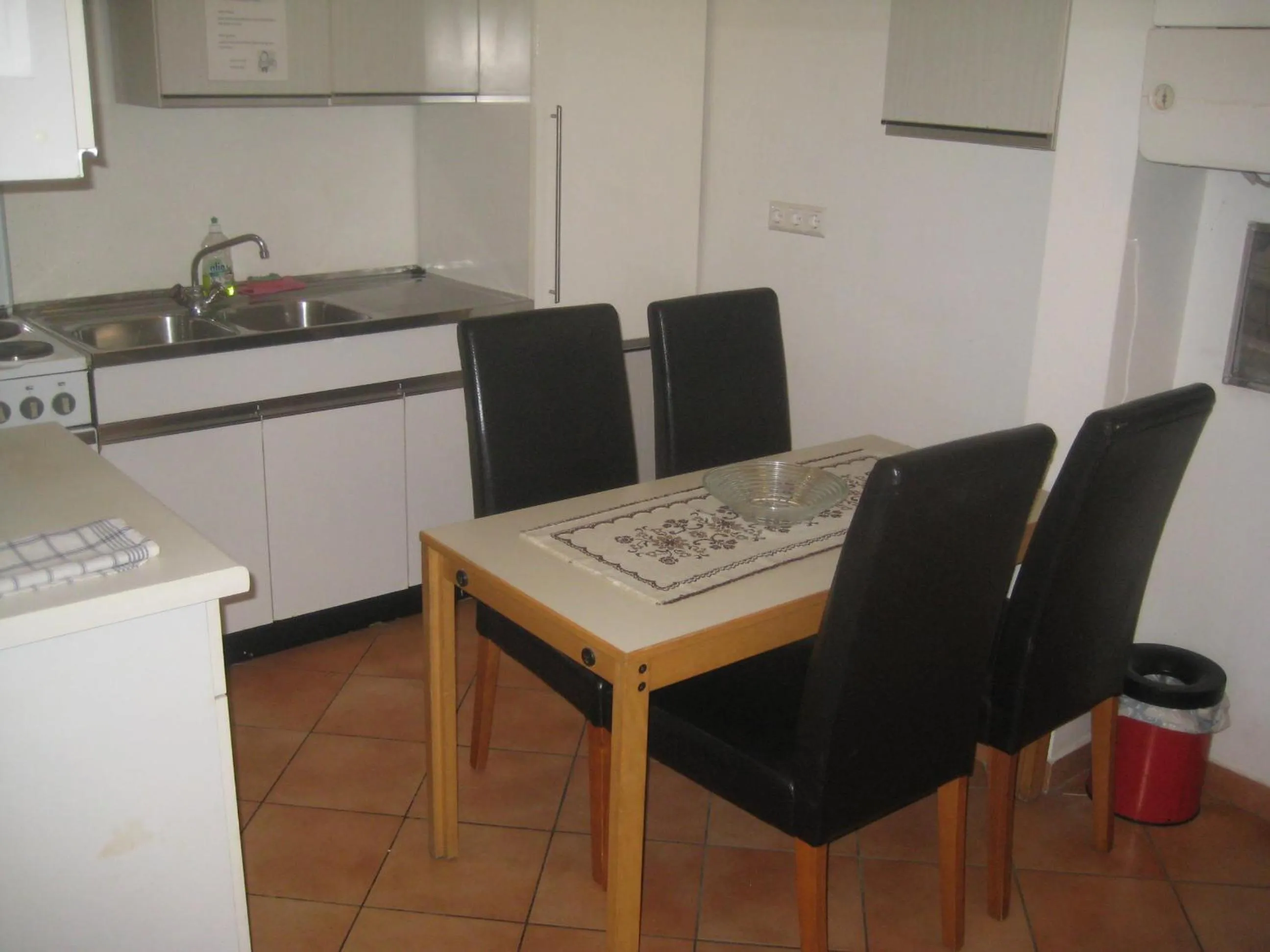 Kitchen or kitchenette in HappyHostel