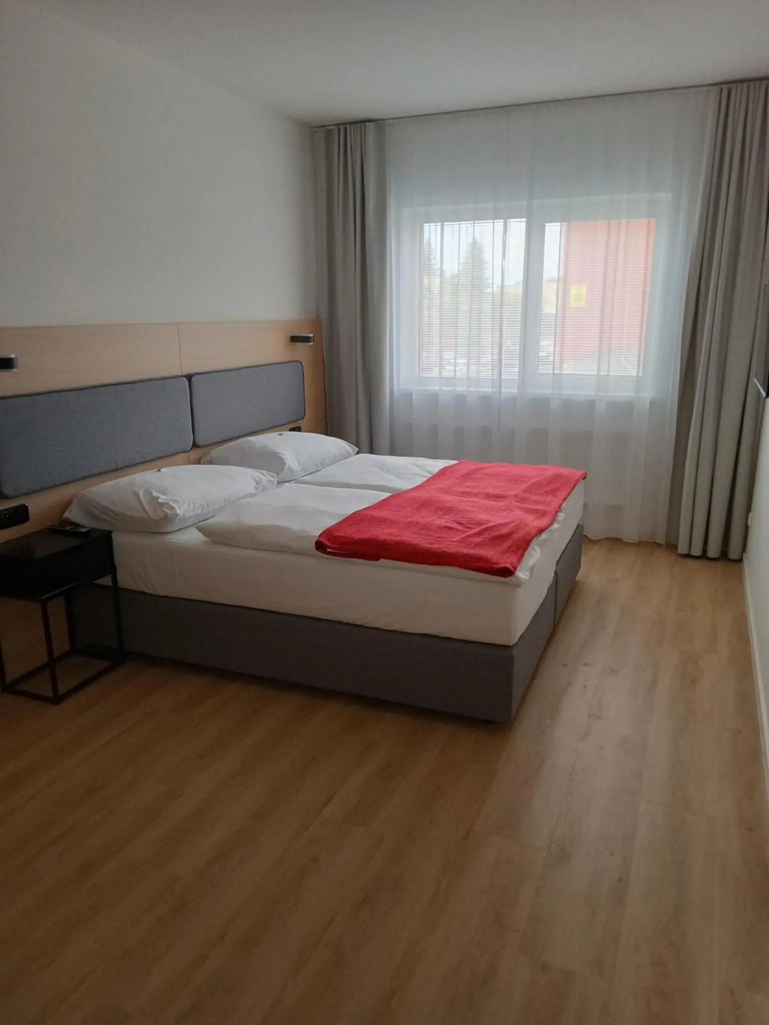 Bed in Hotel Kapitol