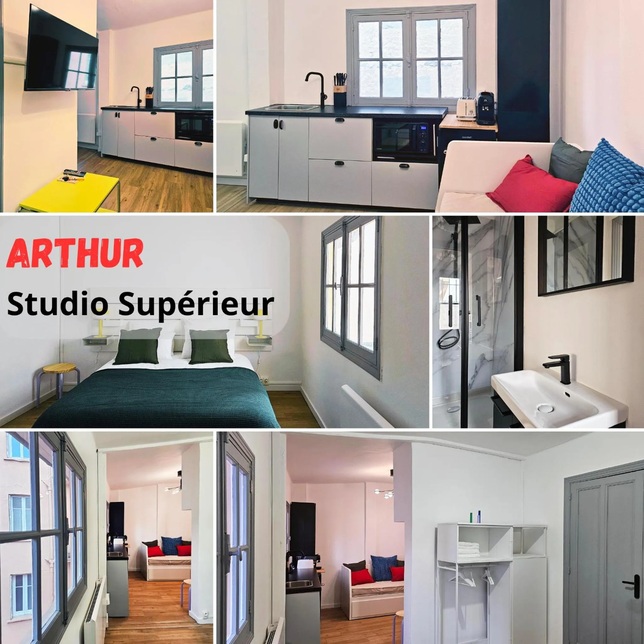 Superior Studio - Arthur in L'Idrac, Appartements Art Déco de standing Cœur de Toulouse