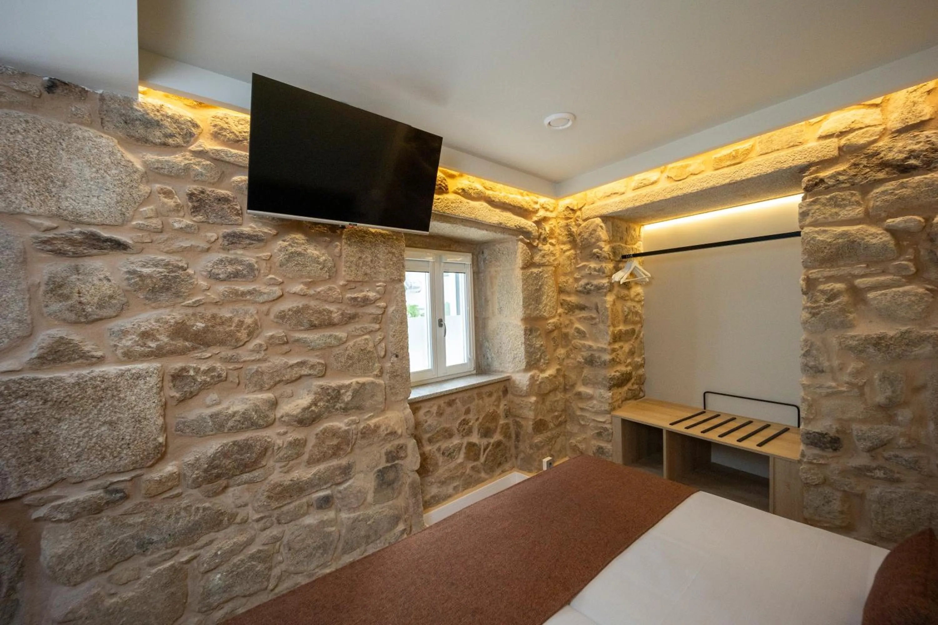 Bed in HOTEL CORONA DE PADRÓN