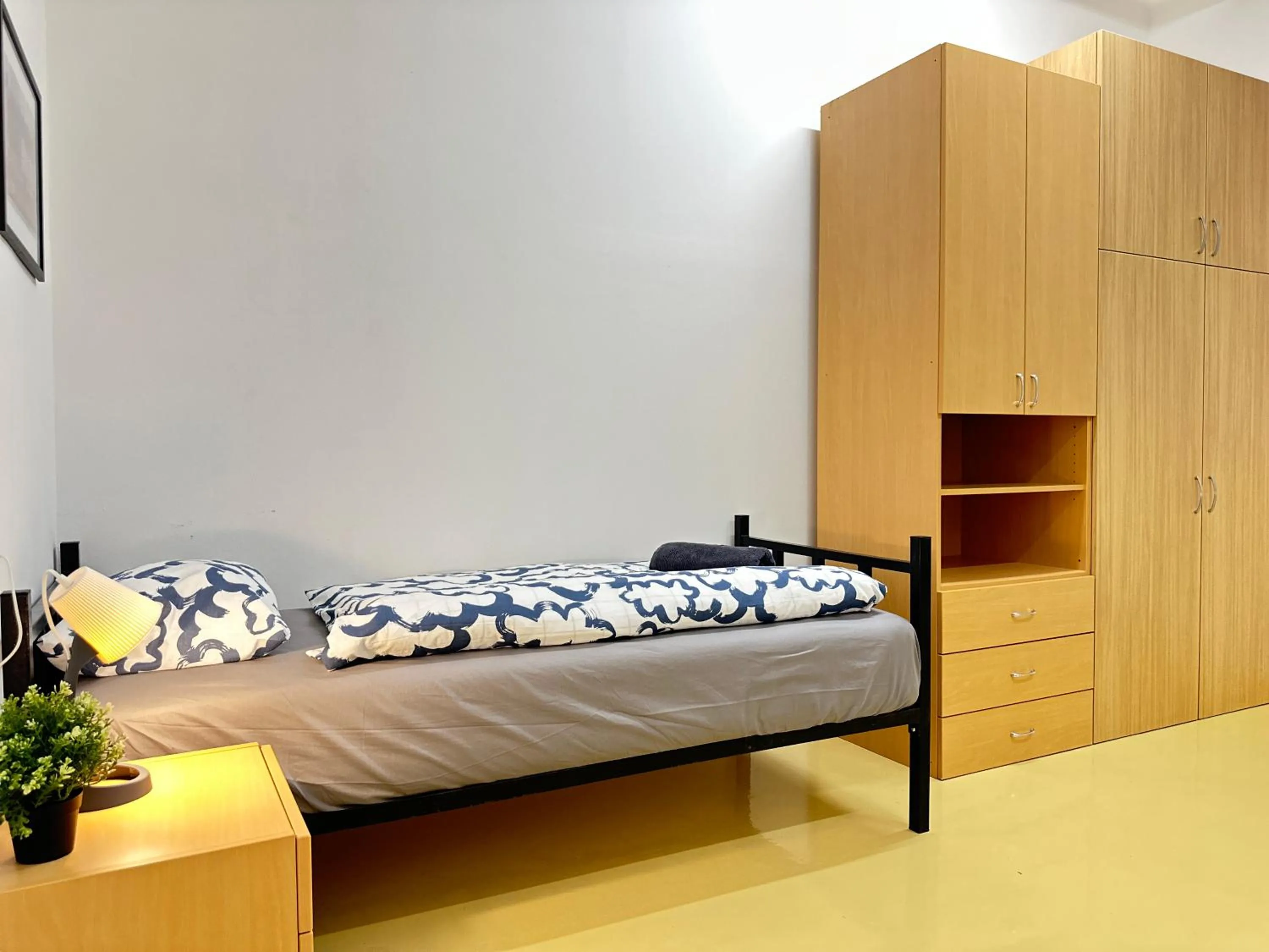 Bed in Railway Ljubljana ROOMS