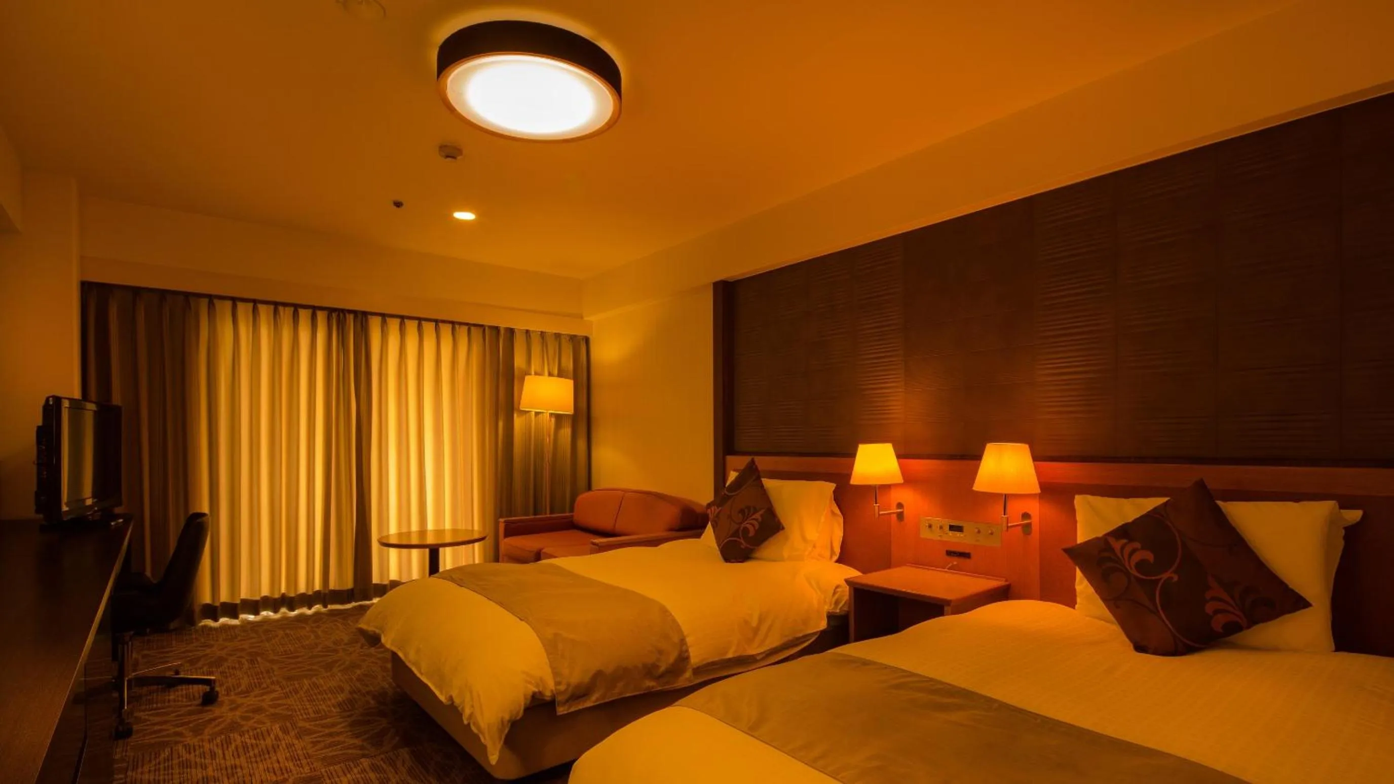 Photo of the whole room, Bed in Diamond Arima Onsen Society