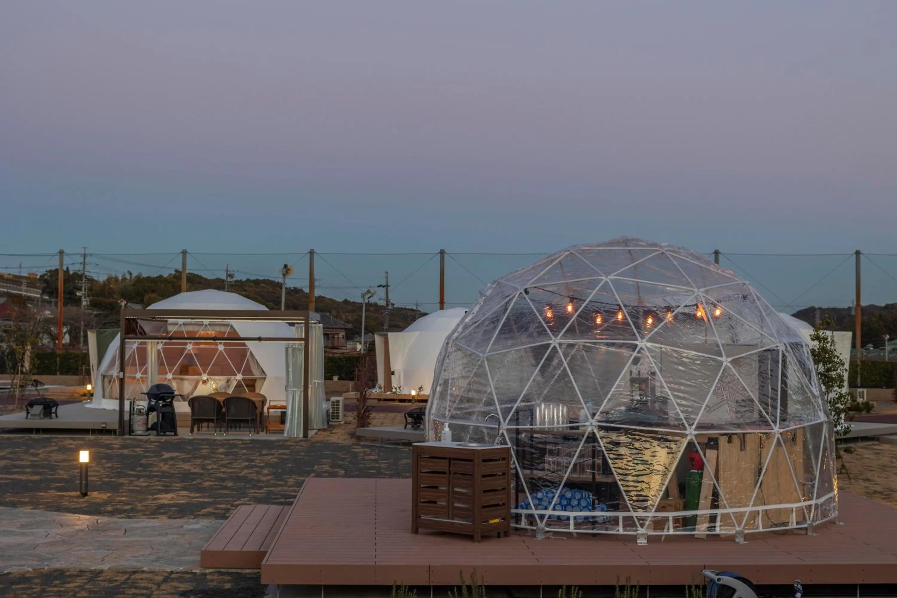 Drinks in Glamping&Port結