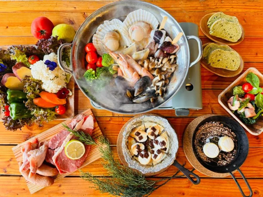 Food in Glamping&Port結