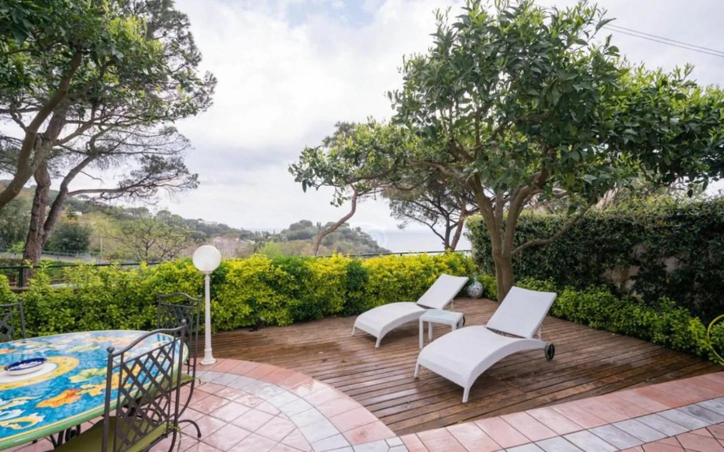 Sea view in Villa Marinella