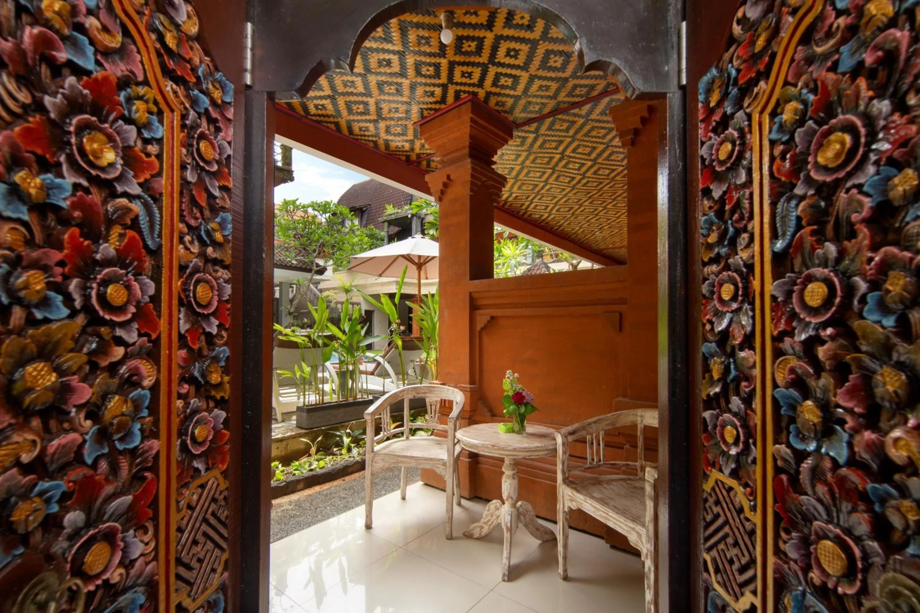 Balcony/Terrace in Lumbung Sari Hotel Legian