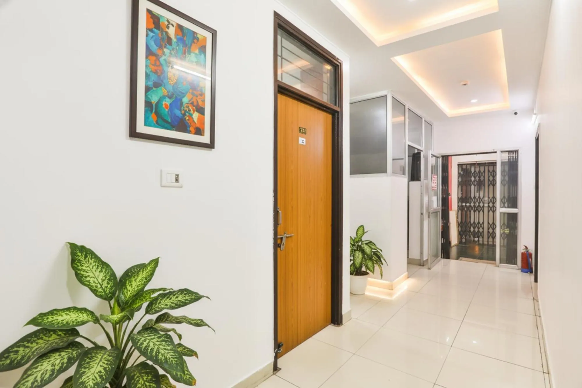 Lobby or reception in FabHotel Raas Inn