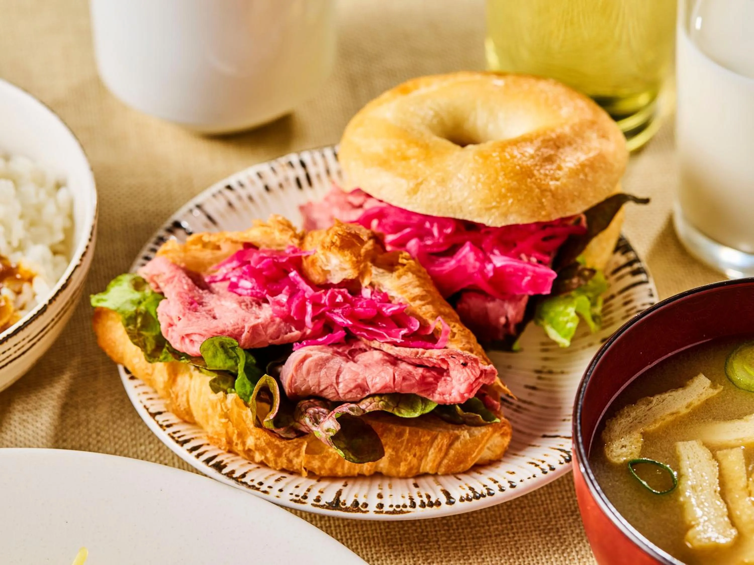 Buffet breakfast in Loisir Hotel Kyoto Toji